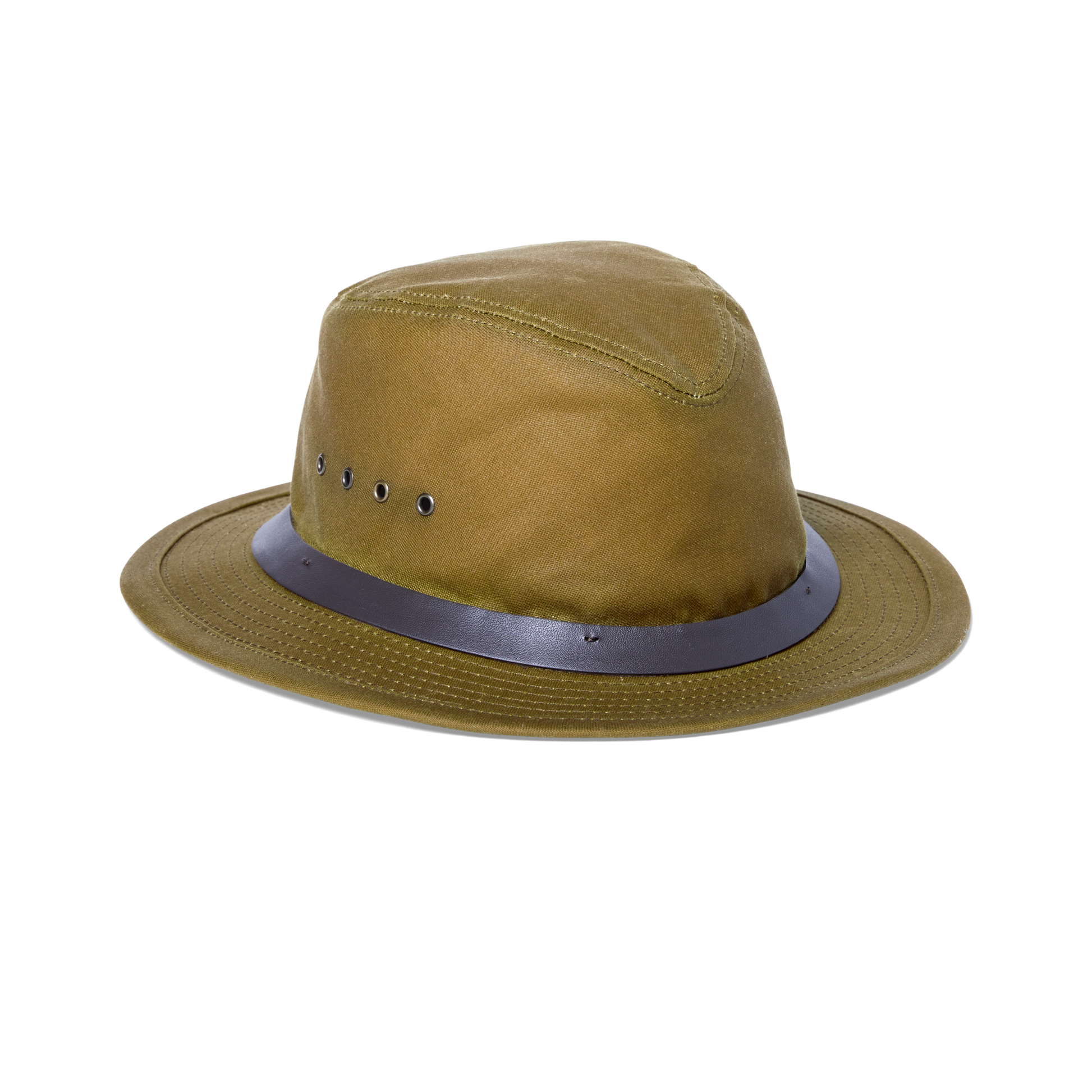 Alternate view of the Filson Tin Cloth Packer Hat - Dark Tan