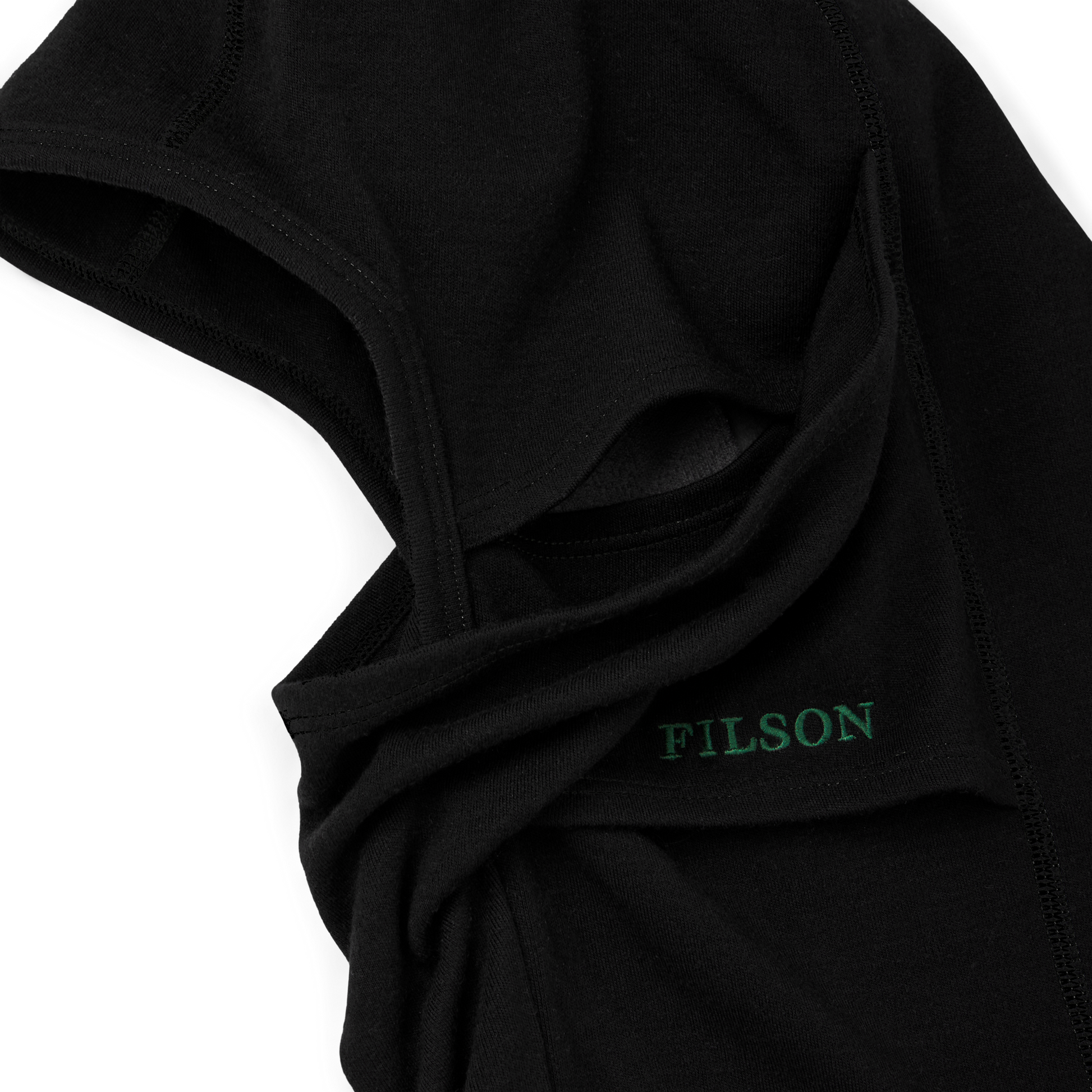 Alternate view of the Filson 400g Merino Wool Balaclava - Black