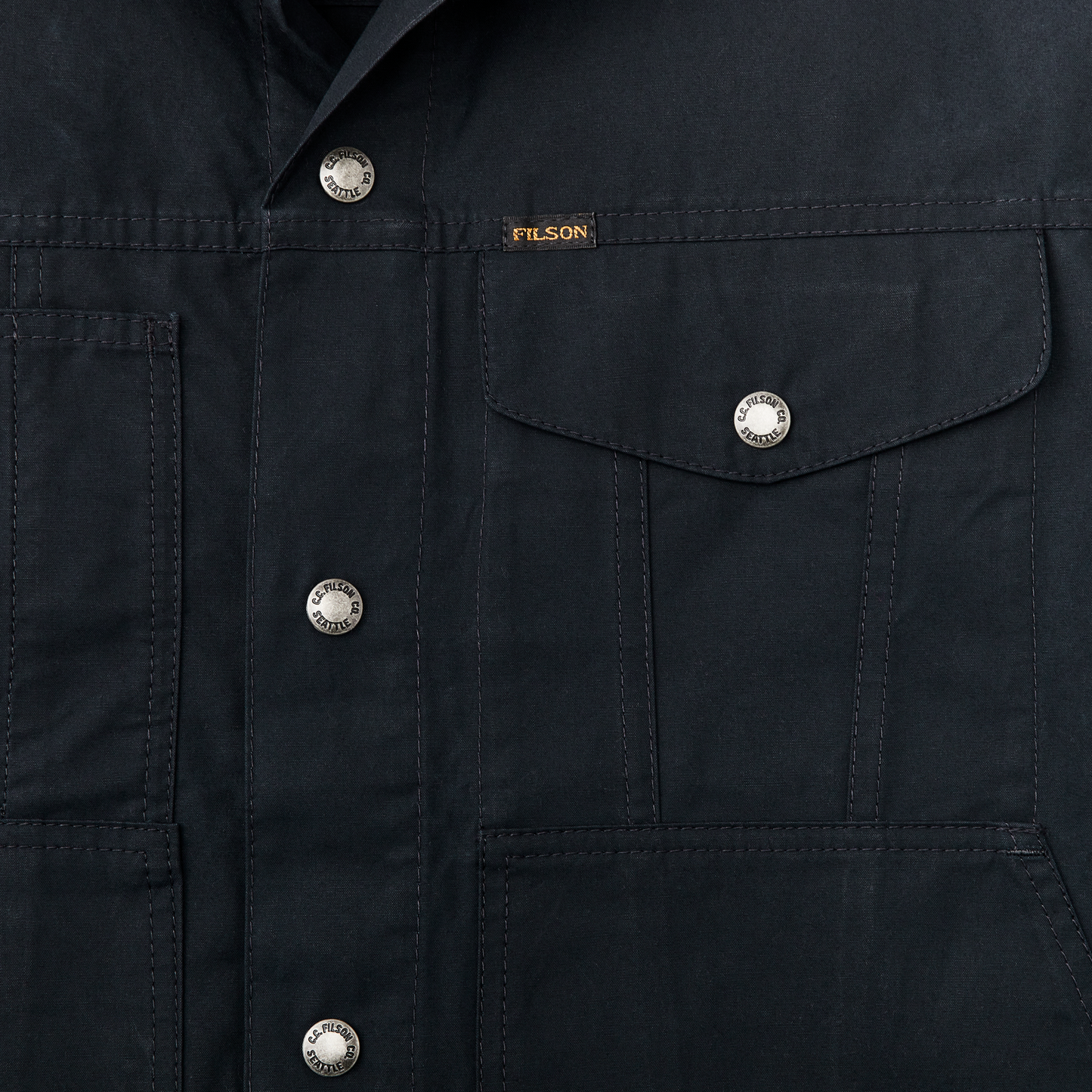 Alternate view of the Filson Ranger Short Cruiser Jacket - Navy