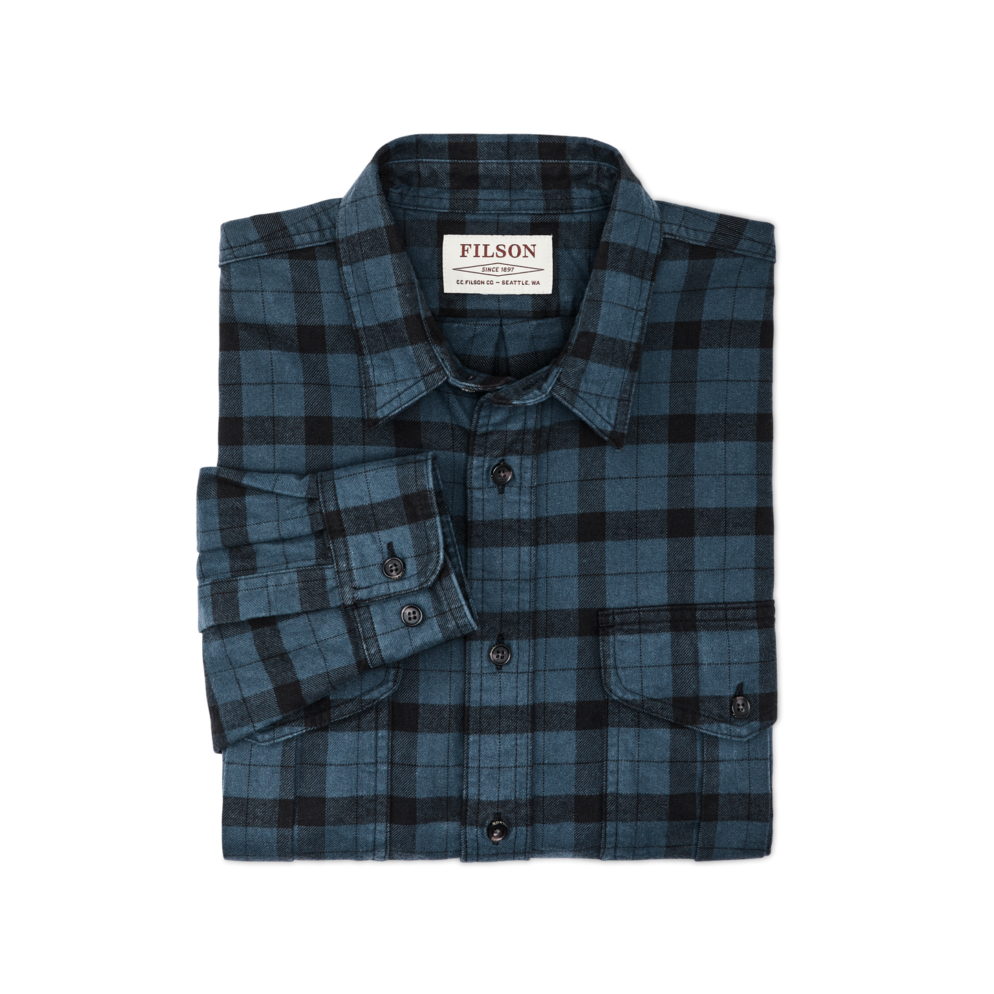 Alternate view of the Filson Alaskan Guide Shirt - Black