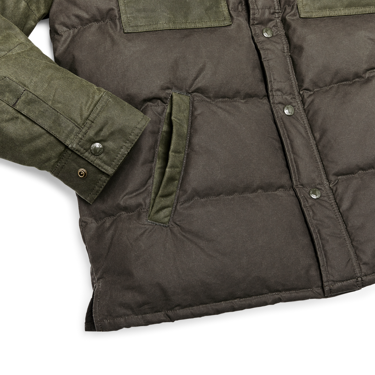 Alternate view of the Filson Down Jac-shirt - Otter Green