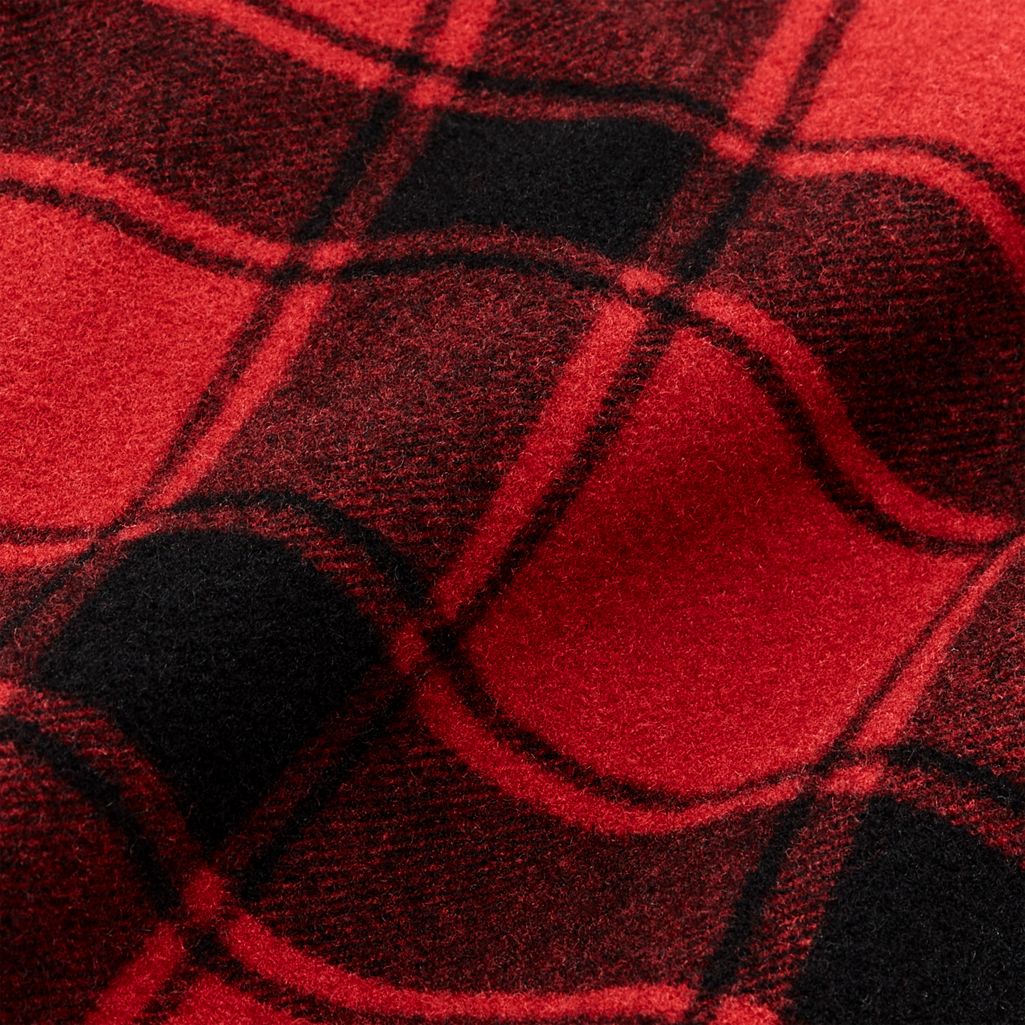 Alternate view of the Filson Ccc Wool Bomber - Red Black Plaid