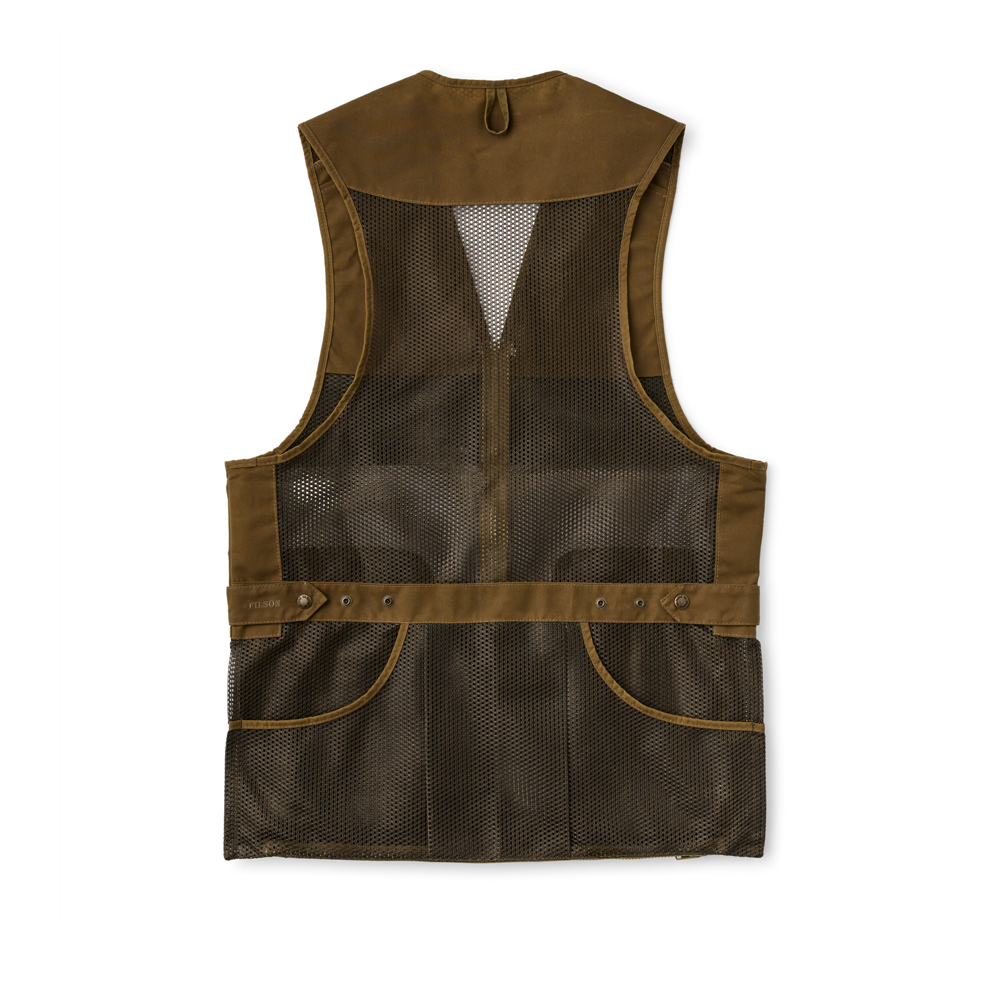 Alternate view of the Filson Lightweight Shooting Vest - Dark Tan