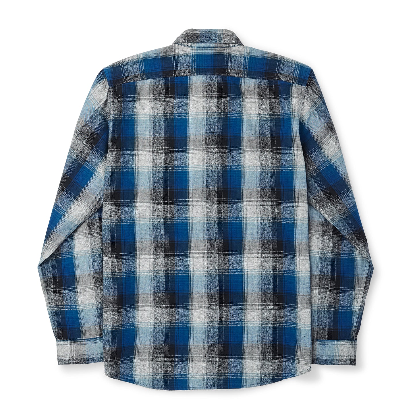 Rustic Oxford Shirt - Indigo/black/charcoal Plaid