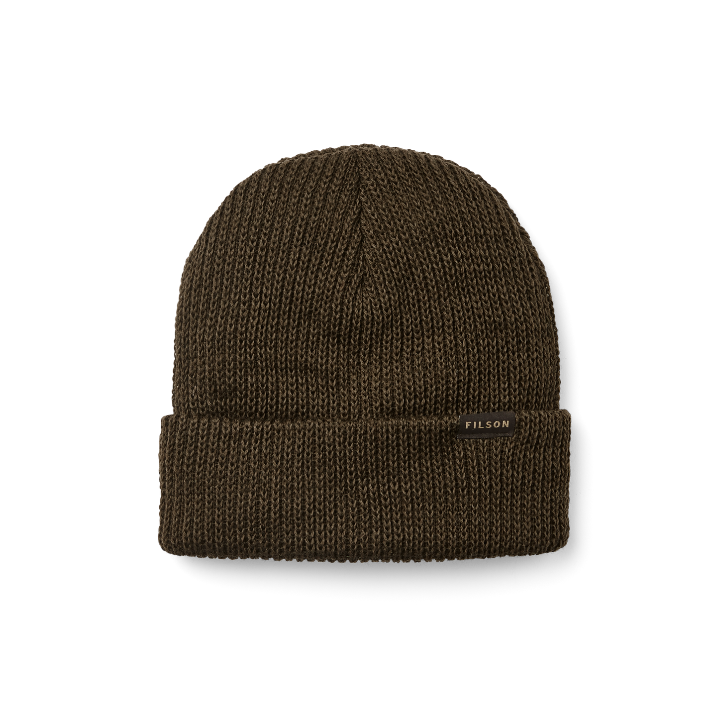 Front-facing image of the Filson Watch Cap - Otter Green