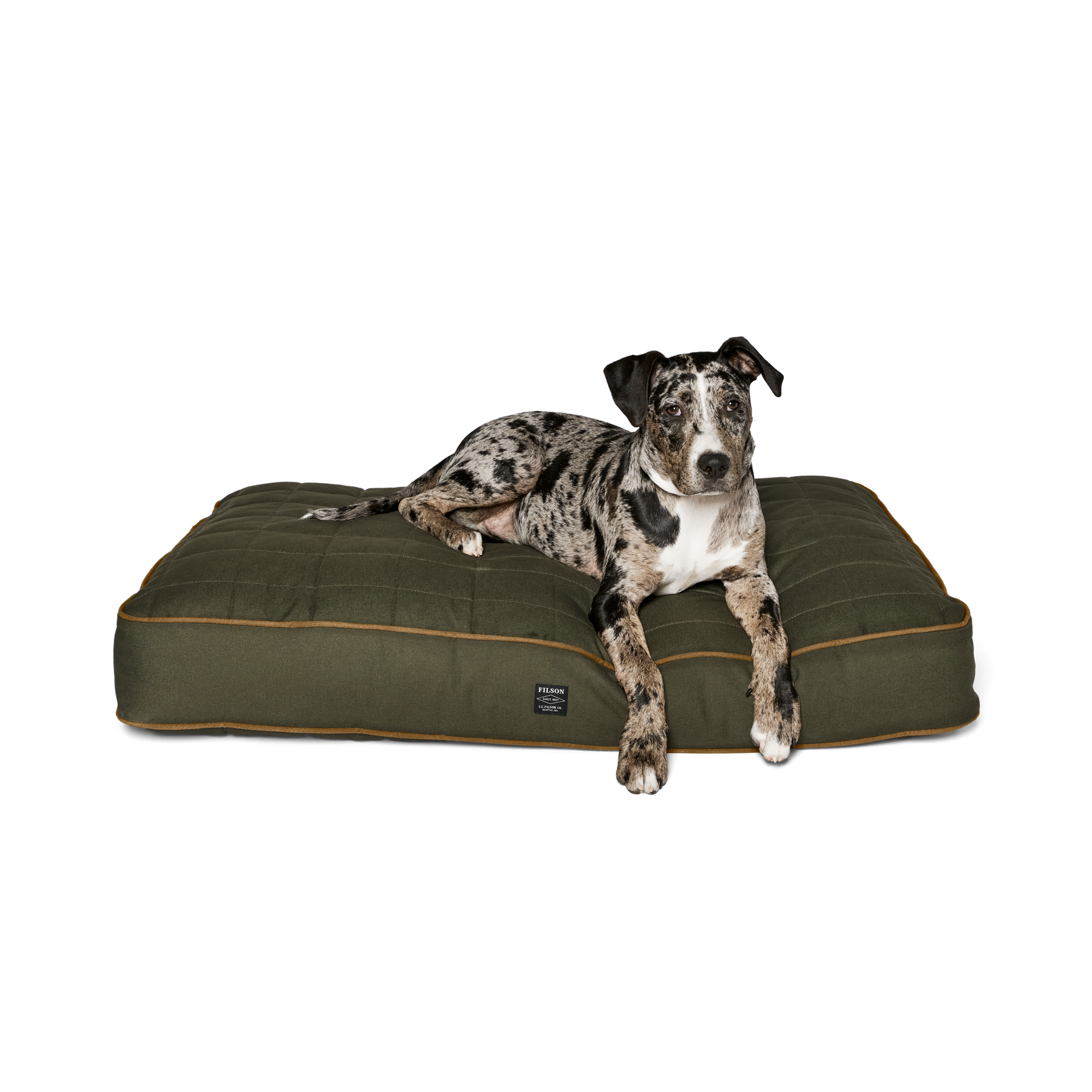 Alternate view of the Filson Large Dog Bed - Otter Green