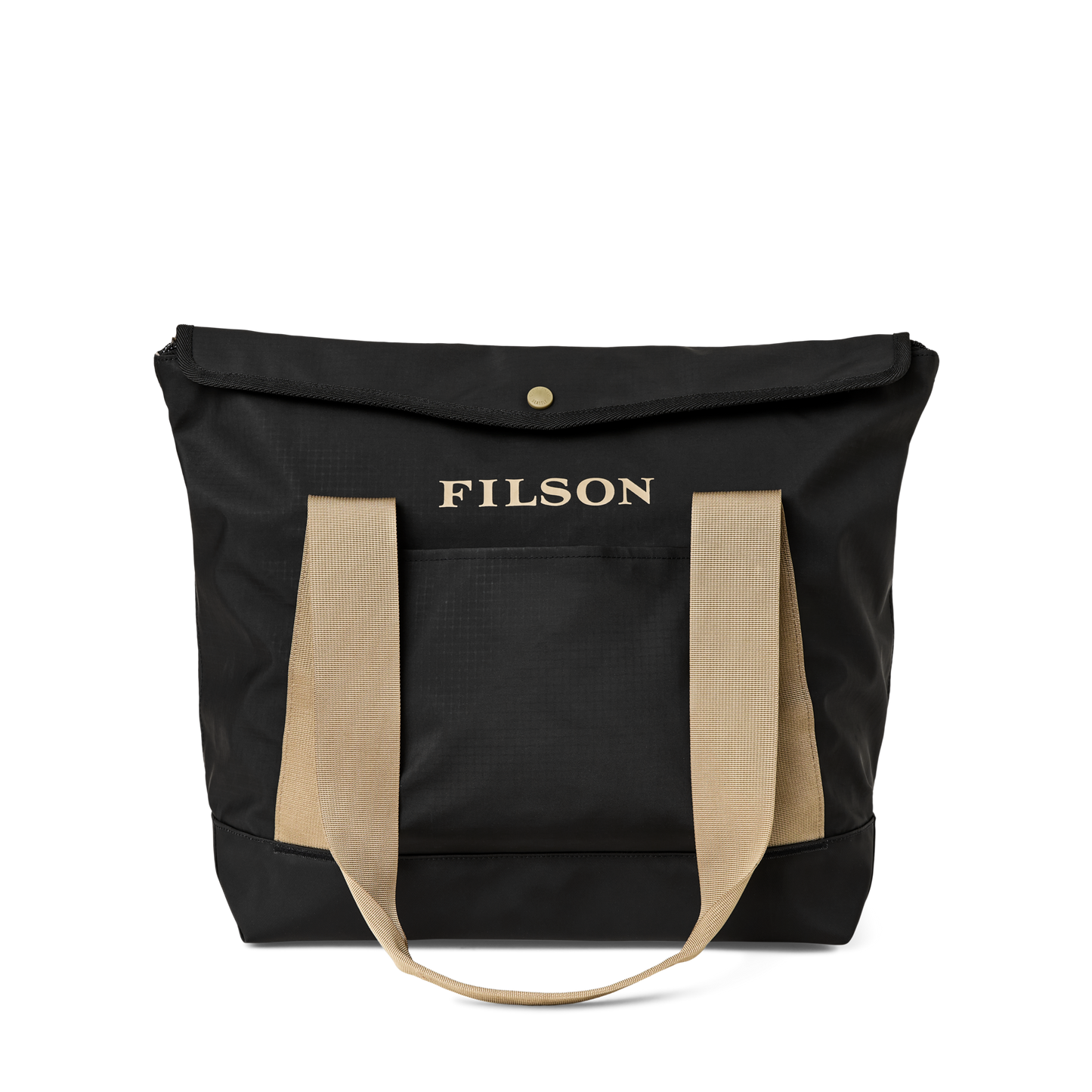 Front-facing image of the Filson Scout Tote Bag - Black / Covert