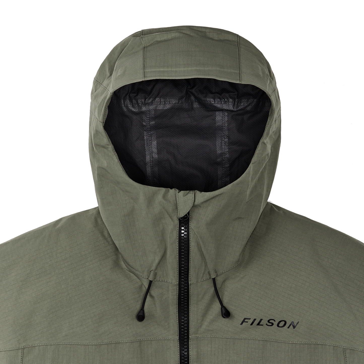 Alternate view of the Filson Swiftwater Rain Jacket - Service Green