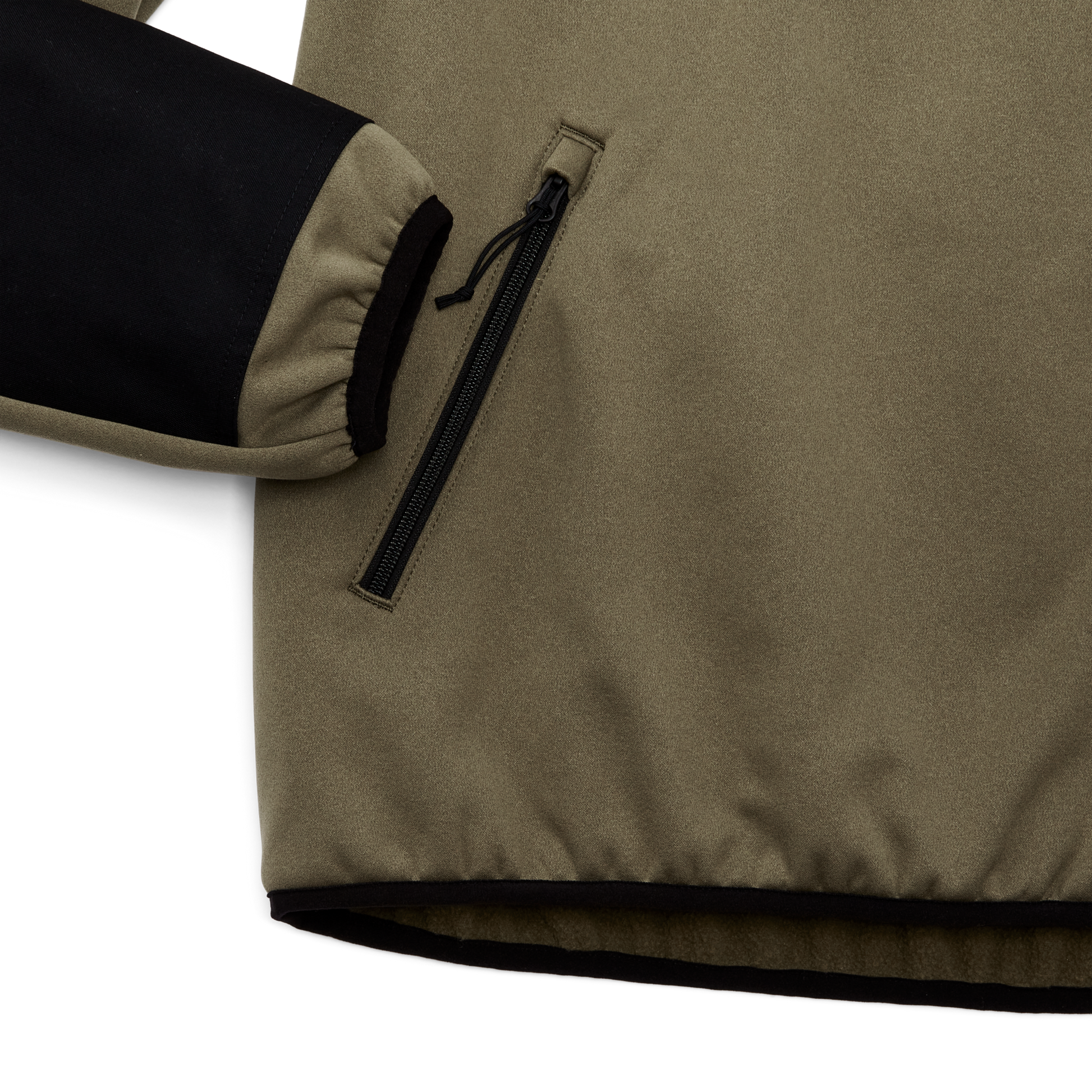 Alternate view of the Filson Granite Spire Fleece Pullover  - Field Olive