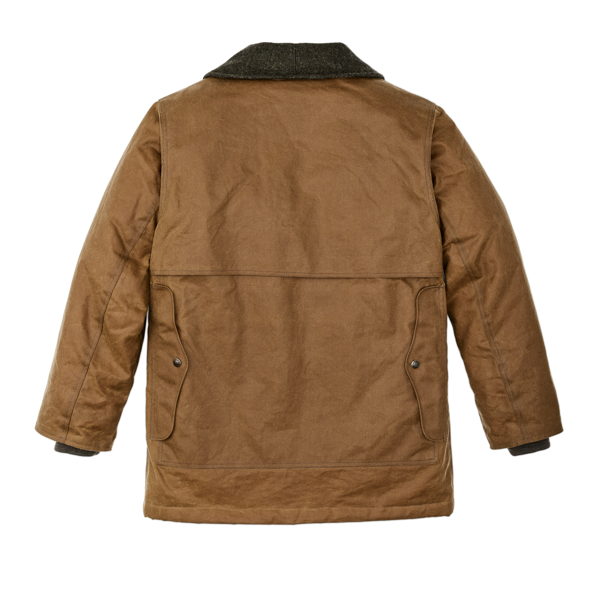 Alternate view of the Filson Tin Cloth Insulated Packer Coat - Dark Tan