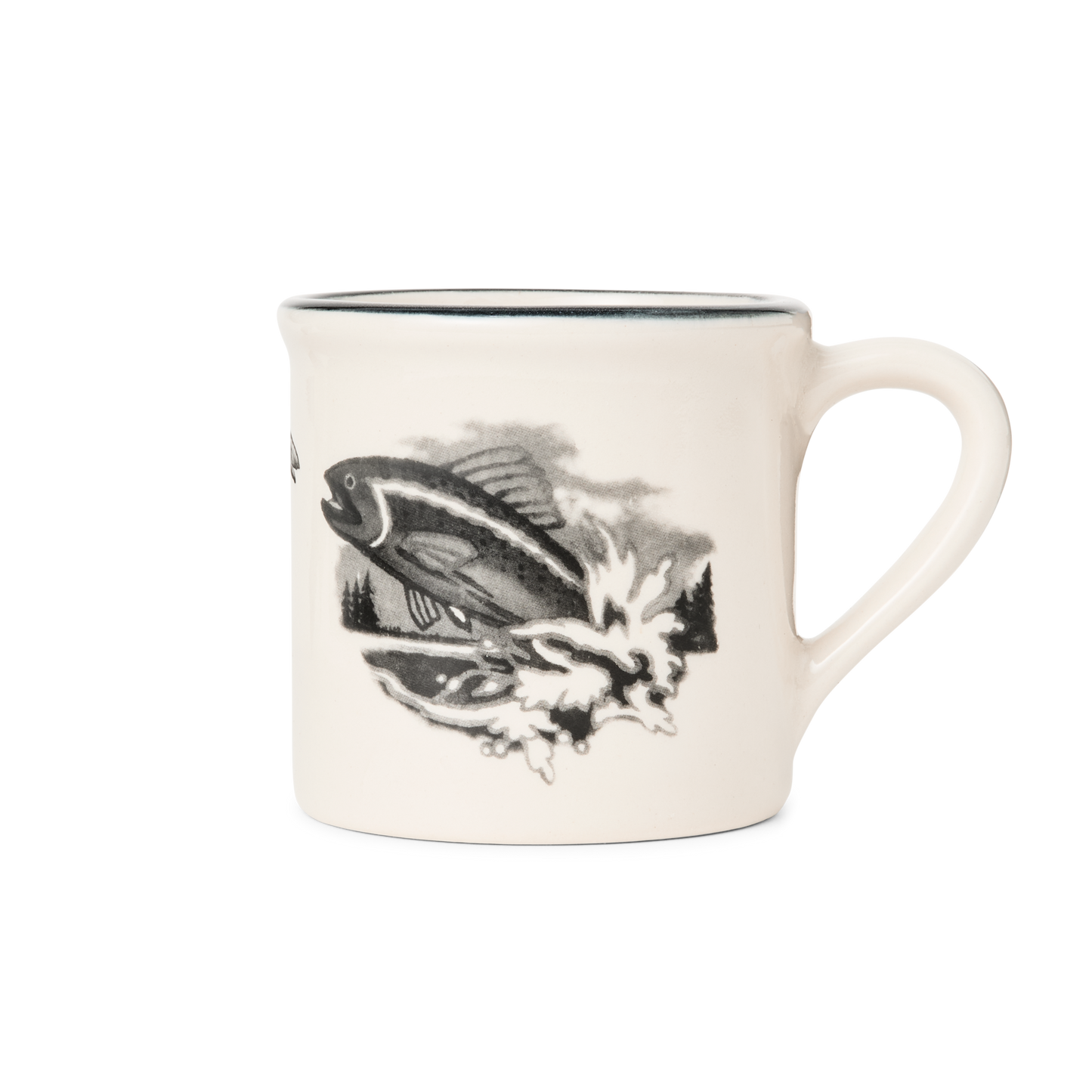 Alternate view of the Filson Stoneware Mug - Natural / Trout