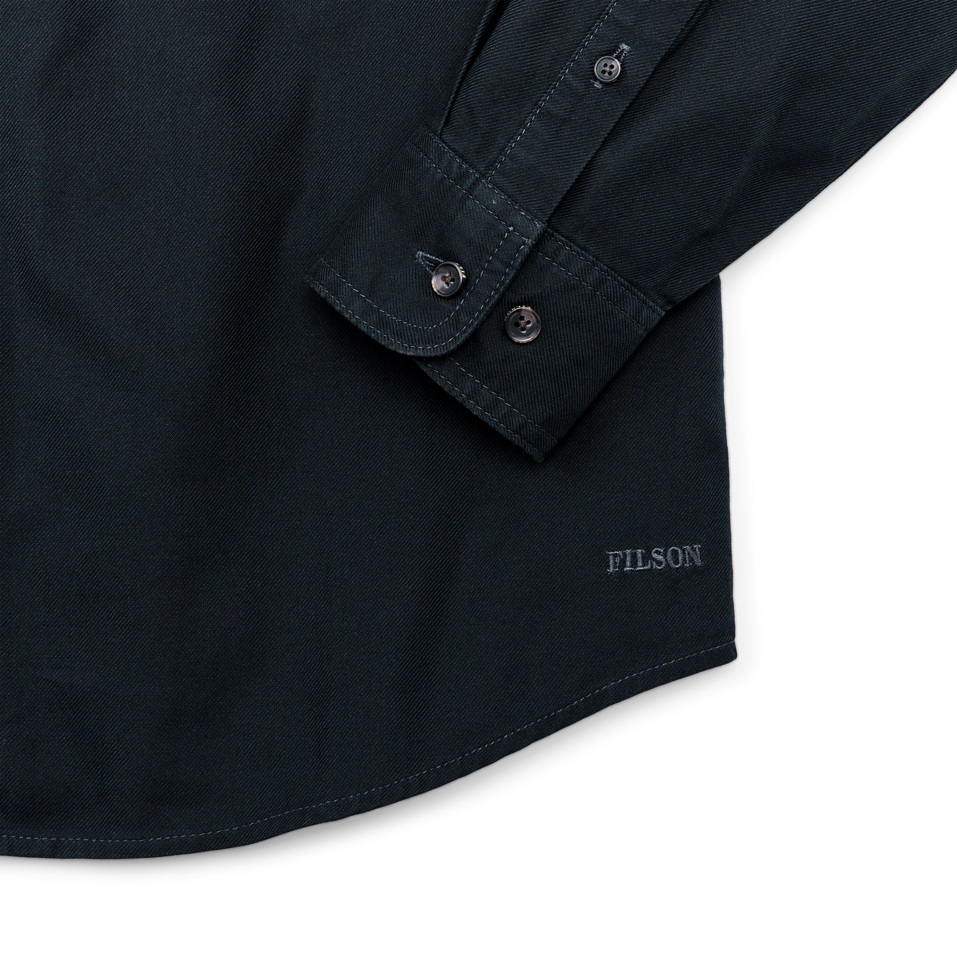 Alternate view of the Filson Lightweight Alaskan Guide Shirt - Midnight Navy