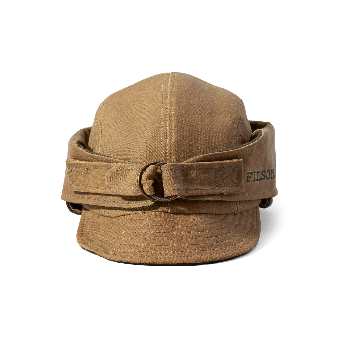 Alternate view of the Filson Tin Cloth Wildfowl Hat - Dark Tan