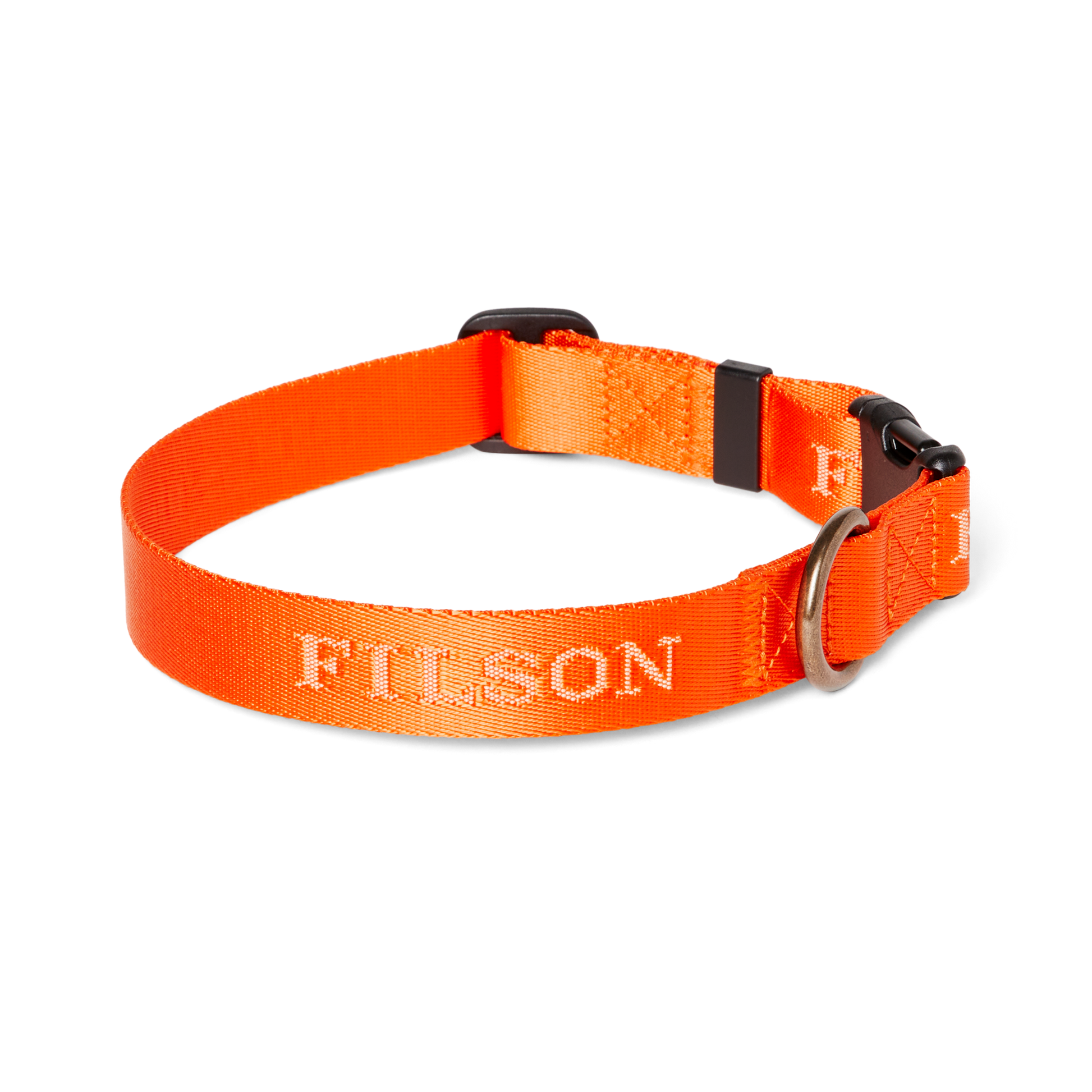 Alternate view of the Filson Nylon Dog Collar - Flame