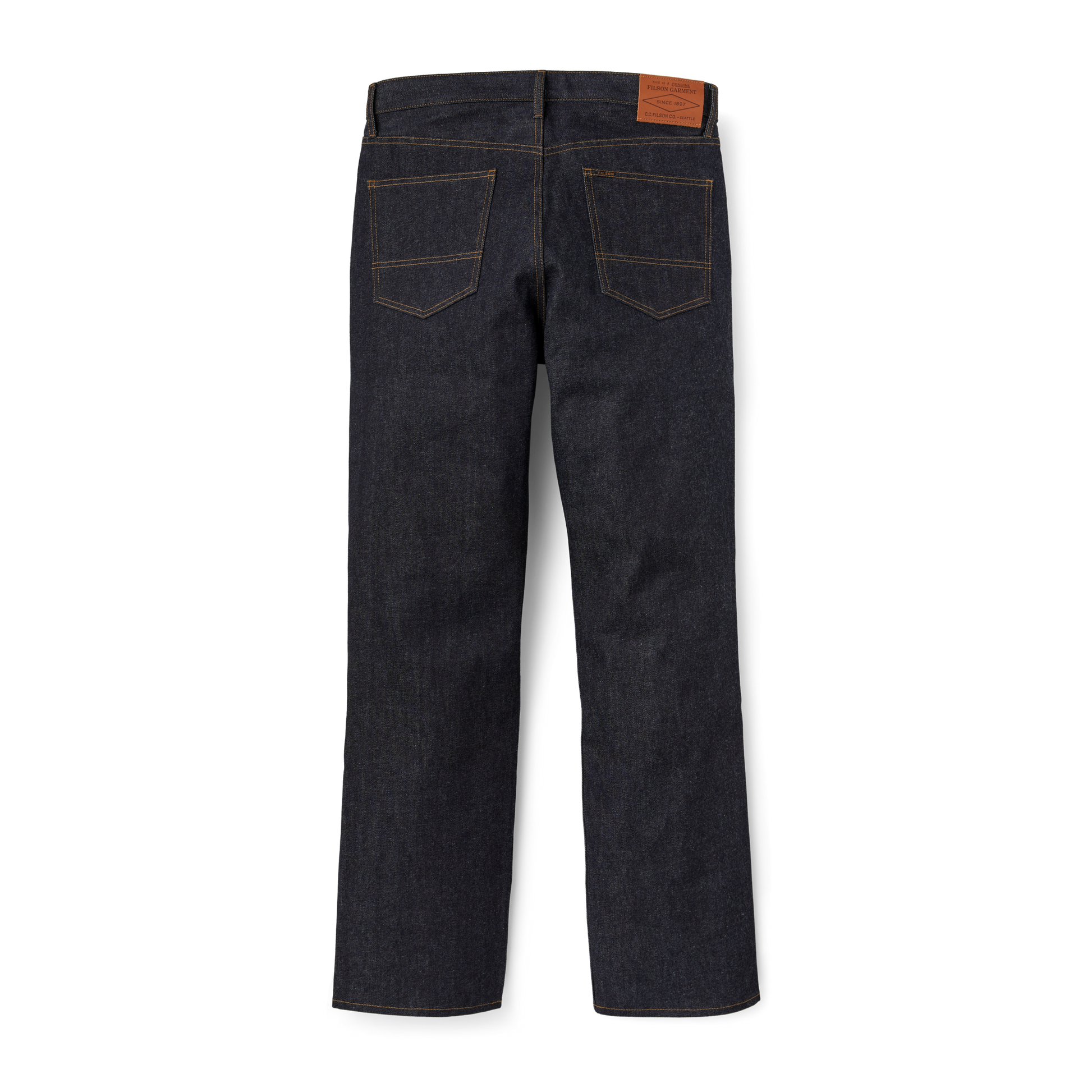 Alternate view of the Filson Husky Jeans - Raw Indigo