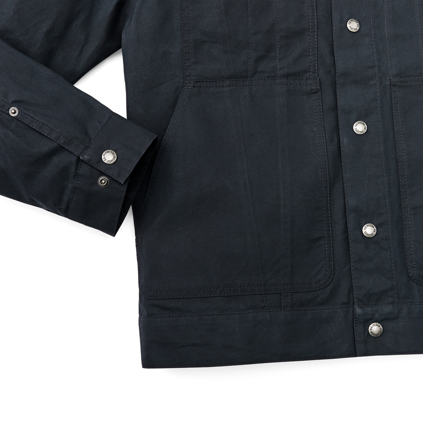 Alternate view of the Filson Ranger Short Cruiser Jacket - Navy