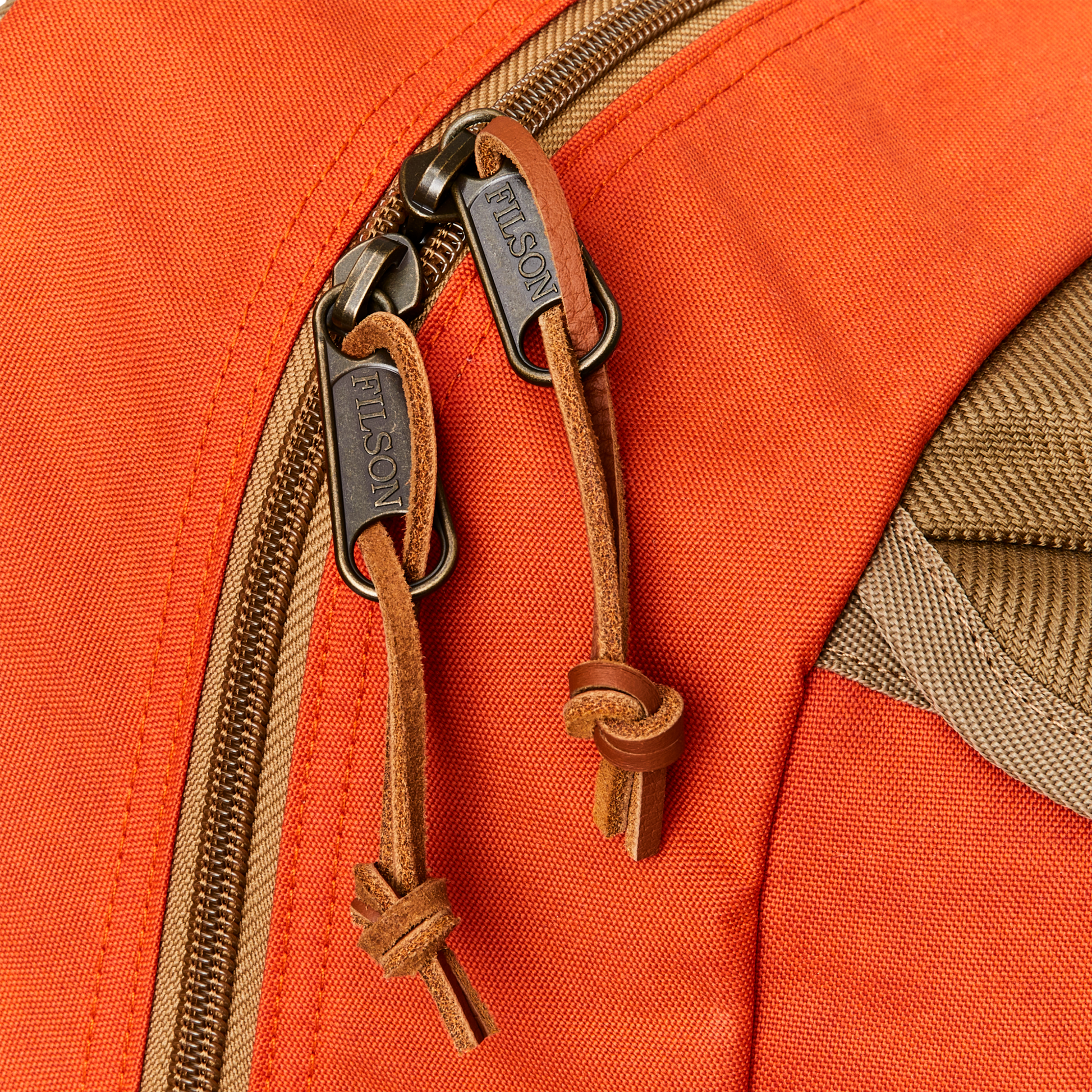 Alternate view of the Filson Surveyor 36l Backpack - Dark Tan / Flame