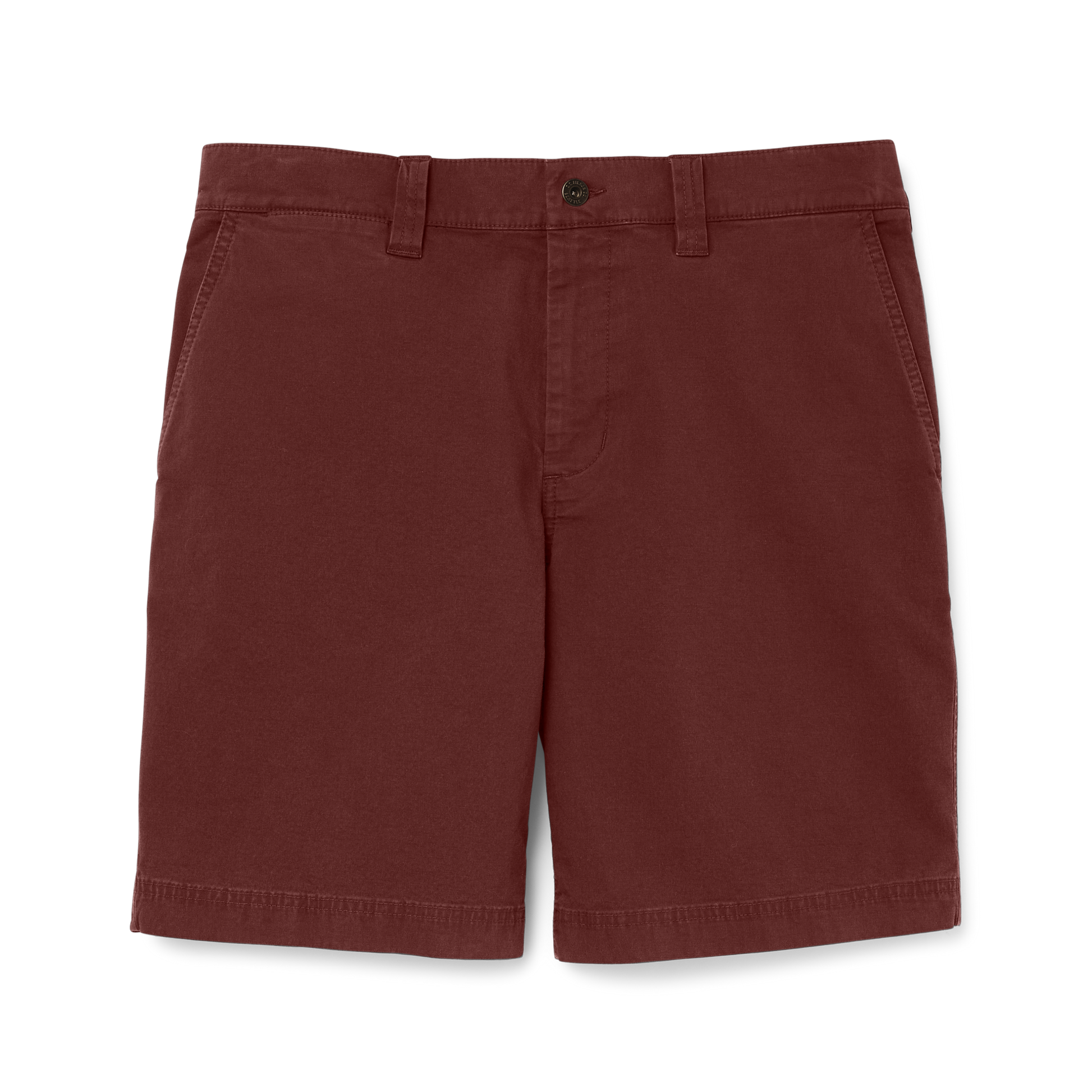 Front-facing image of the Filson Granite Mountain 9" Shorts - Madder Red