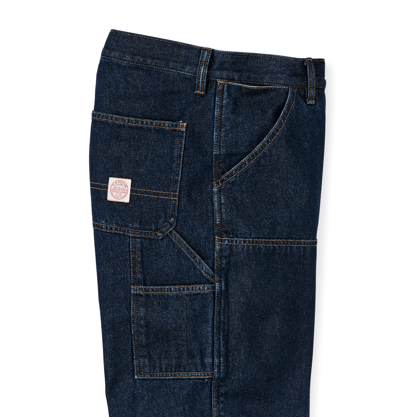 Alternate view of the Filson Women's 9-oz. Work Jeans - Dark Rinse