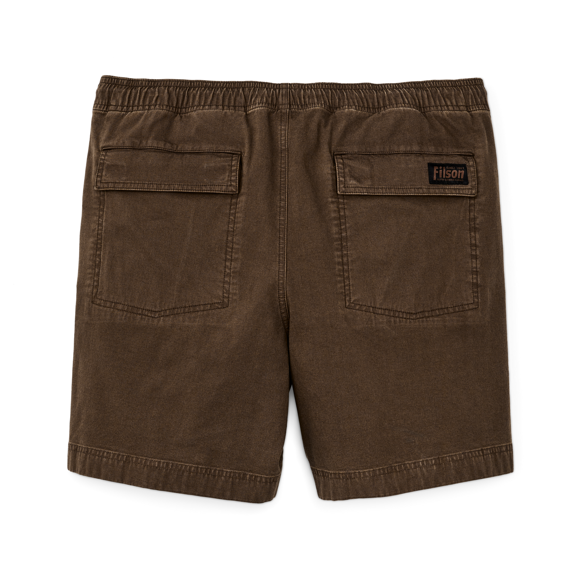 Alternate view of the Filson Granite Mountain Pull On Shorts - Dark Earth