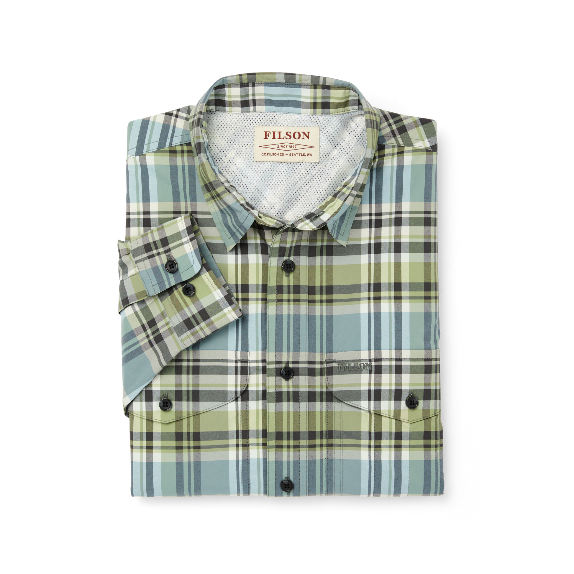 Alternate view of the Filson Twin Lakes Sport Shirt - Cedar Green