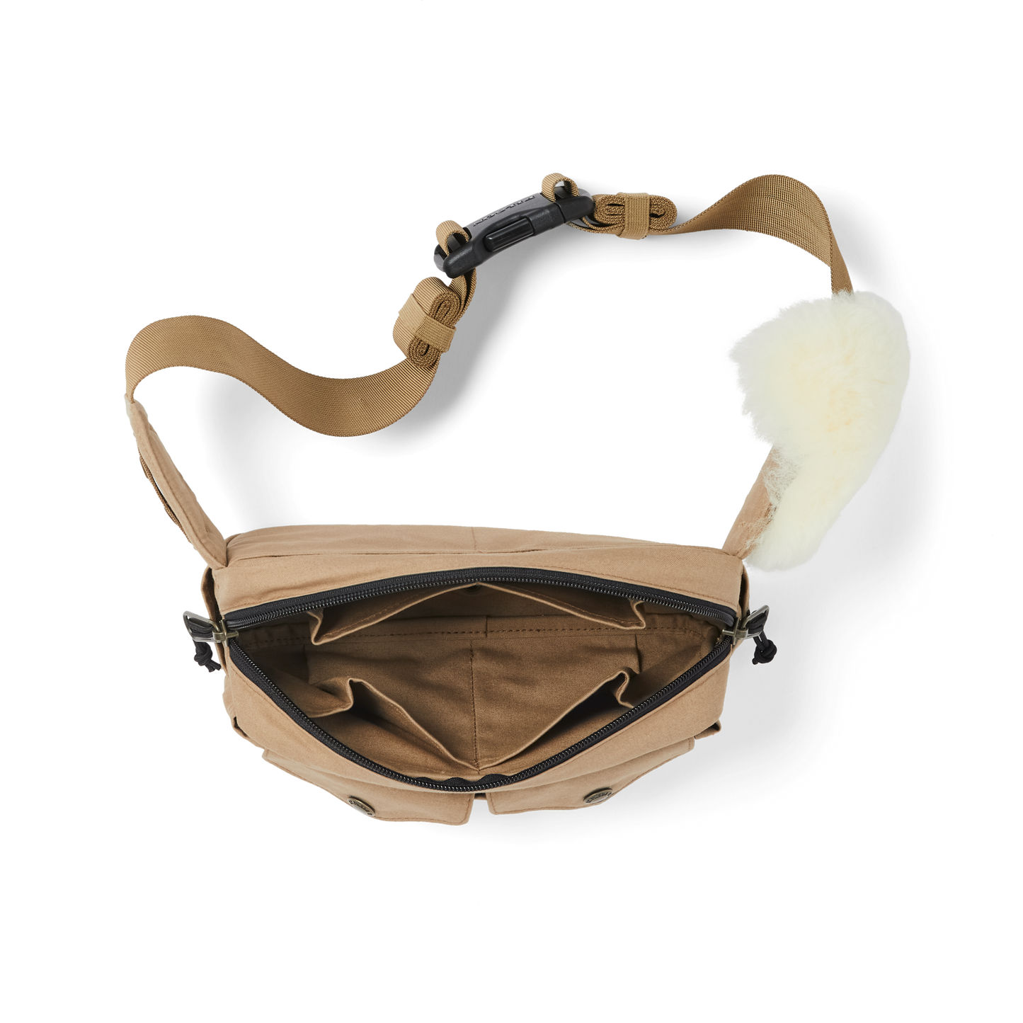 Alternate view of the Filson Compact Fishing Waist Pack - Dark Tan