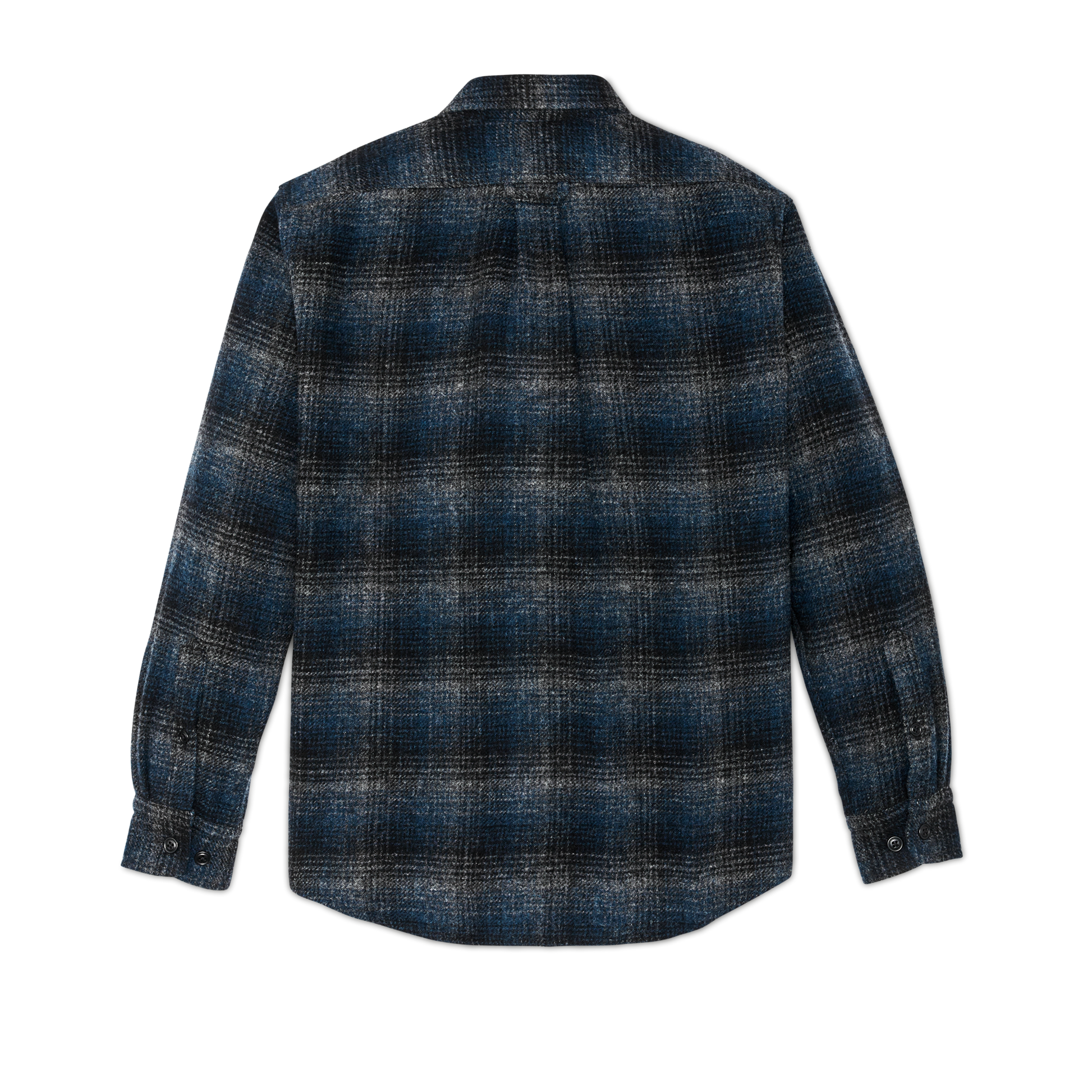 Alternate view of the Filson Northwest Wool Shirt - Blue / Black / Multi Plaid