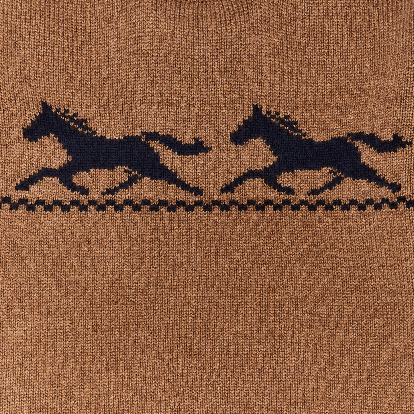 Alternate view of the Filson Women's Wool Crewneck Sweater - Mustard / Horse