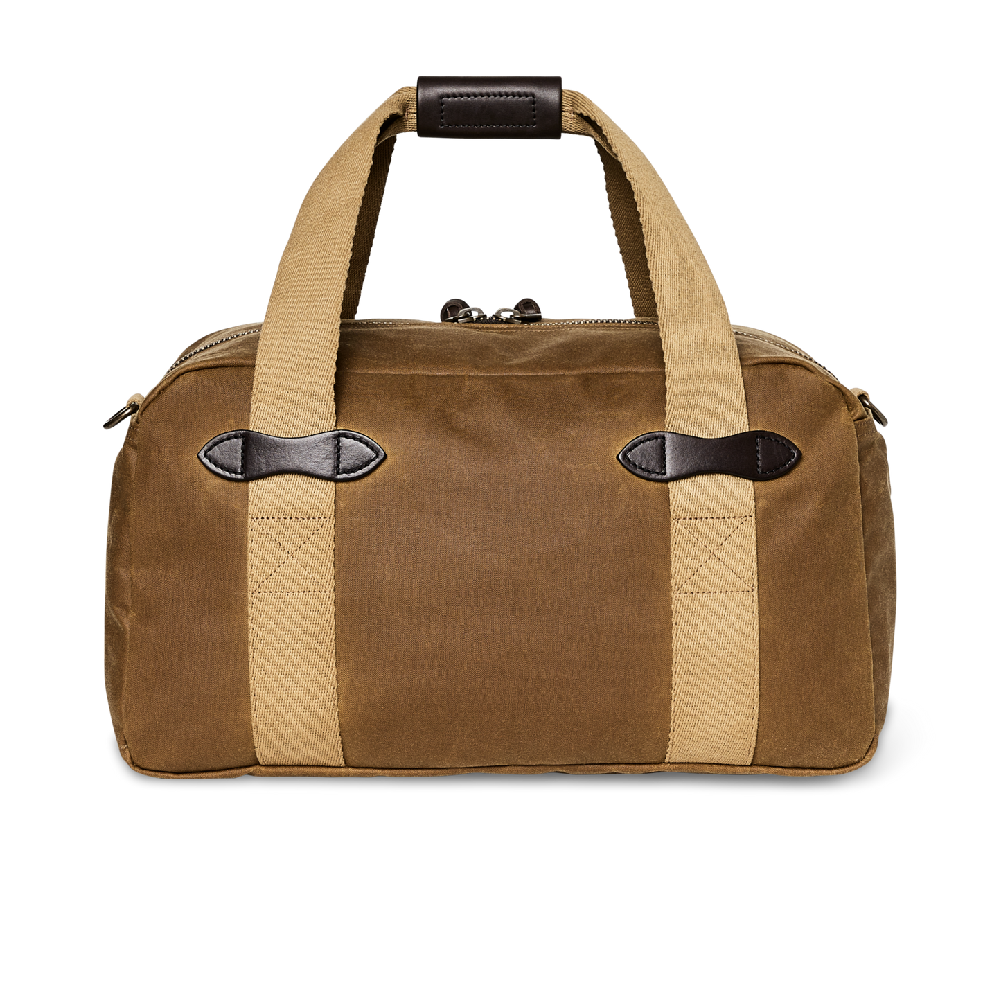 Alternate view of the Filson Small Tin Cloth Duffle Bag - Dark Tan