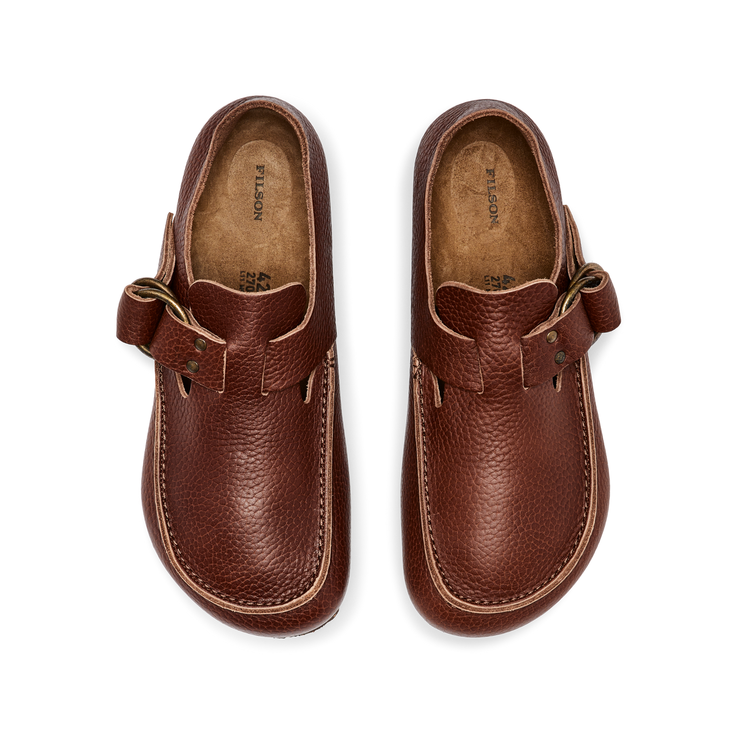 Alternate view of the Filson Filson X Birkenstock London Methow - Dark Tan / Roast