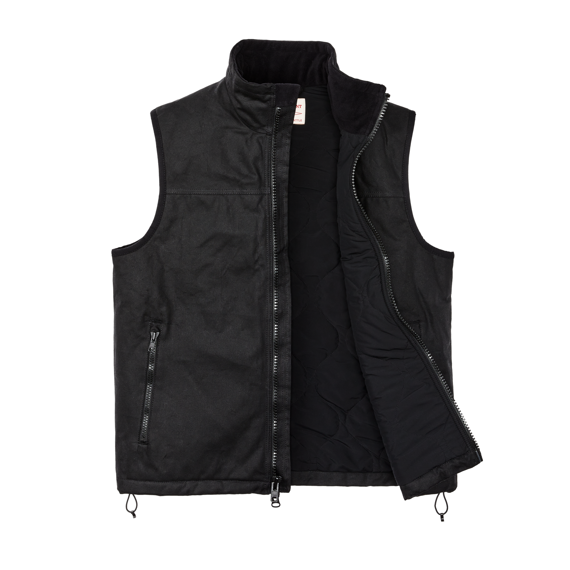 Alternate view of the Filson Tin Cloth Primaloft¬Æ Vest - Black