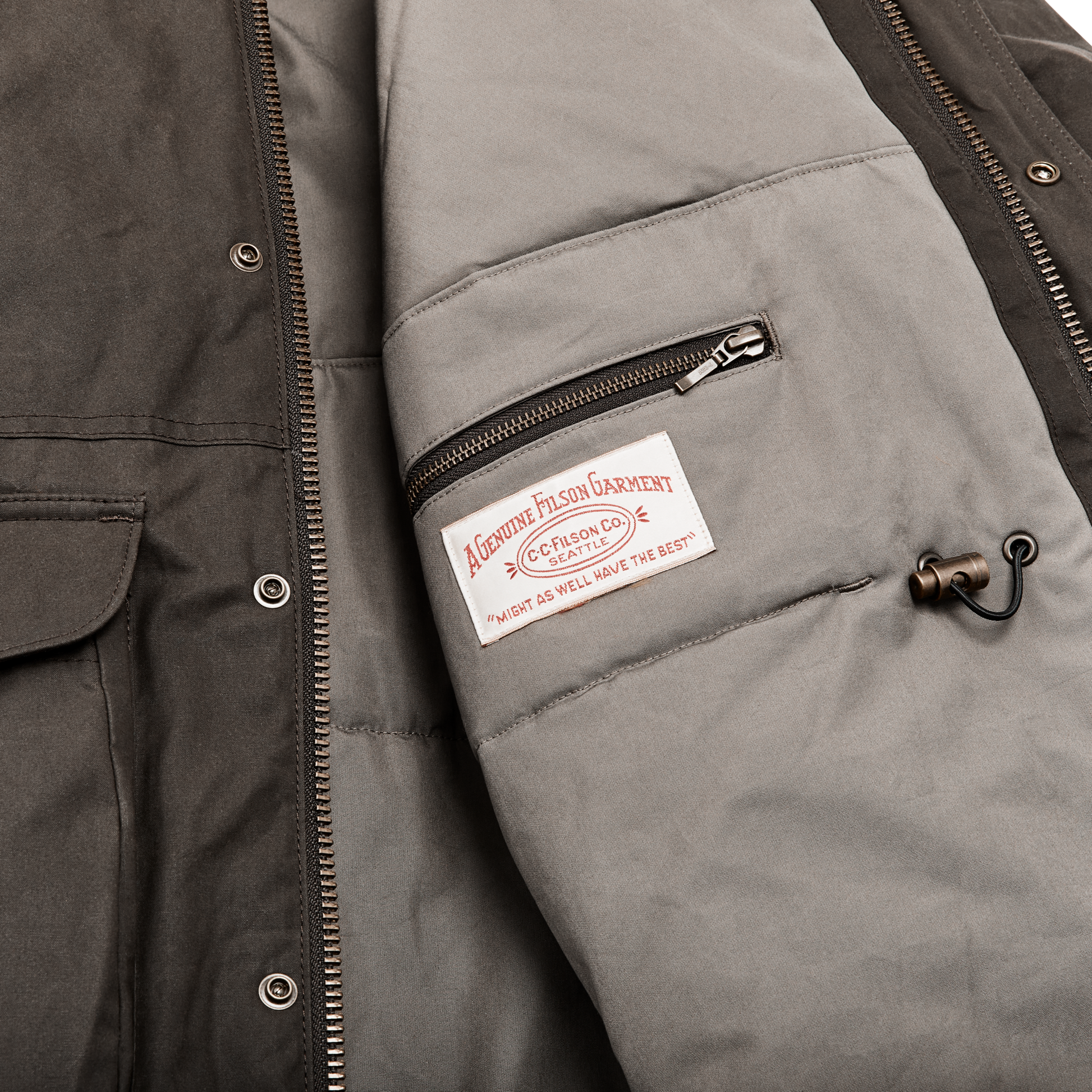 Alternate view of the Filson Ranger Insulated Field Jacket - Root