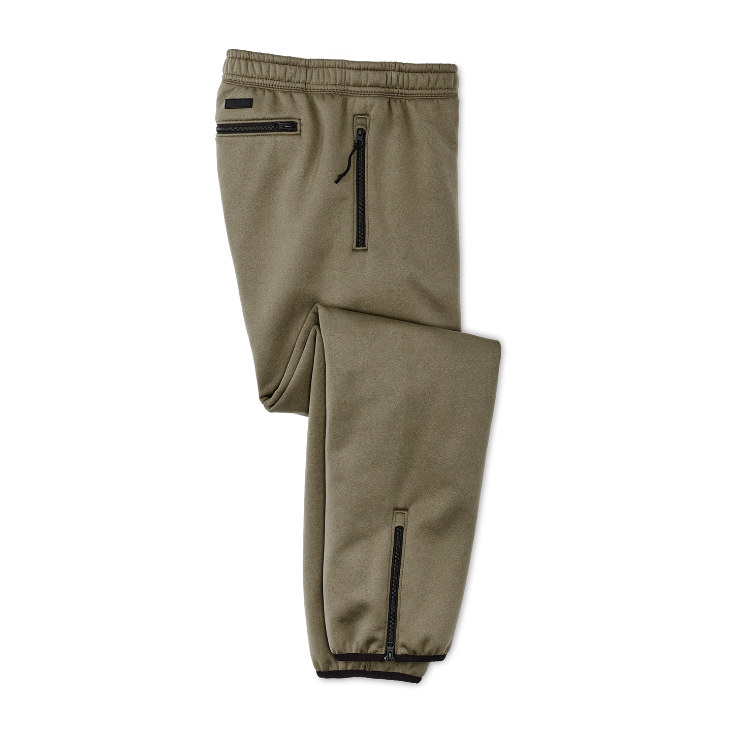 Front-facing image of the Filson Granite Spire Fleece Pant - Field Olive