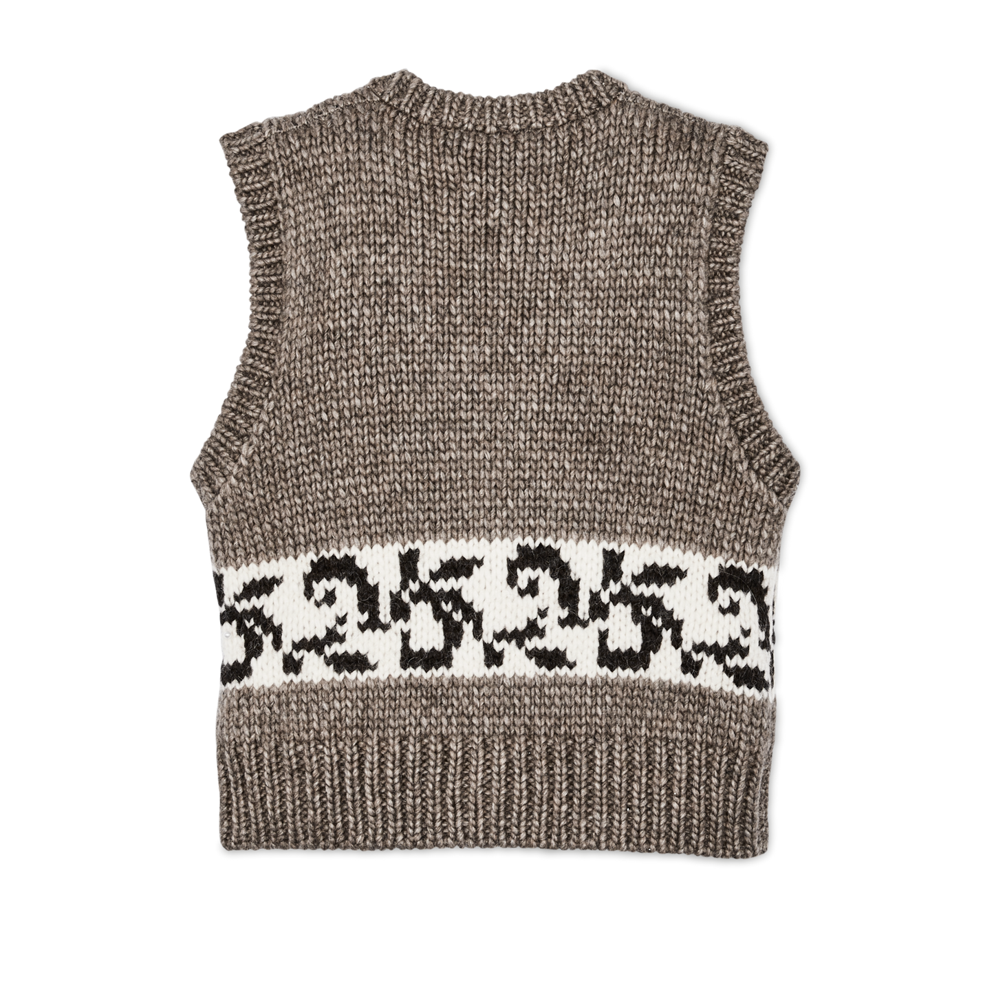 Alternate view of the Filson Women's Wool Vest - Gray / Floral