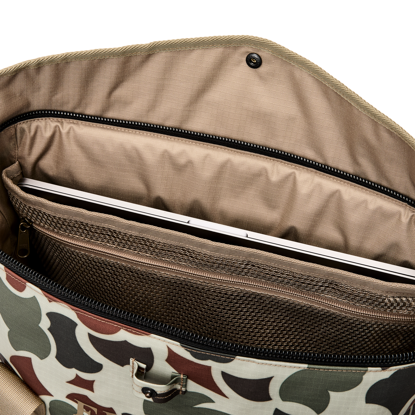 Alternate view of the Filson Scout Tote Bag - Shrub Camo / Canteen / Covert