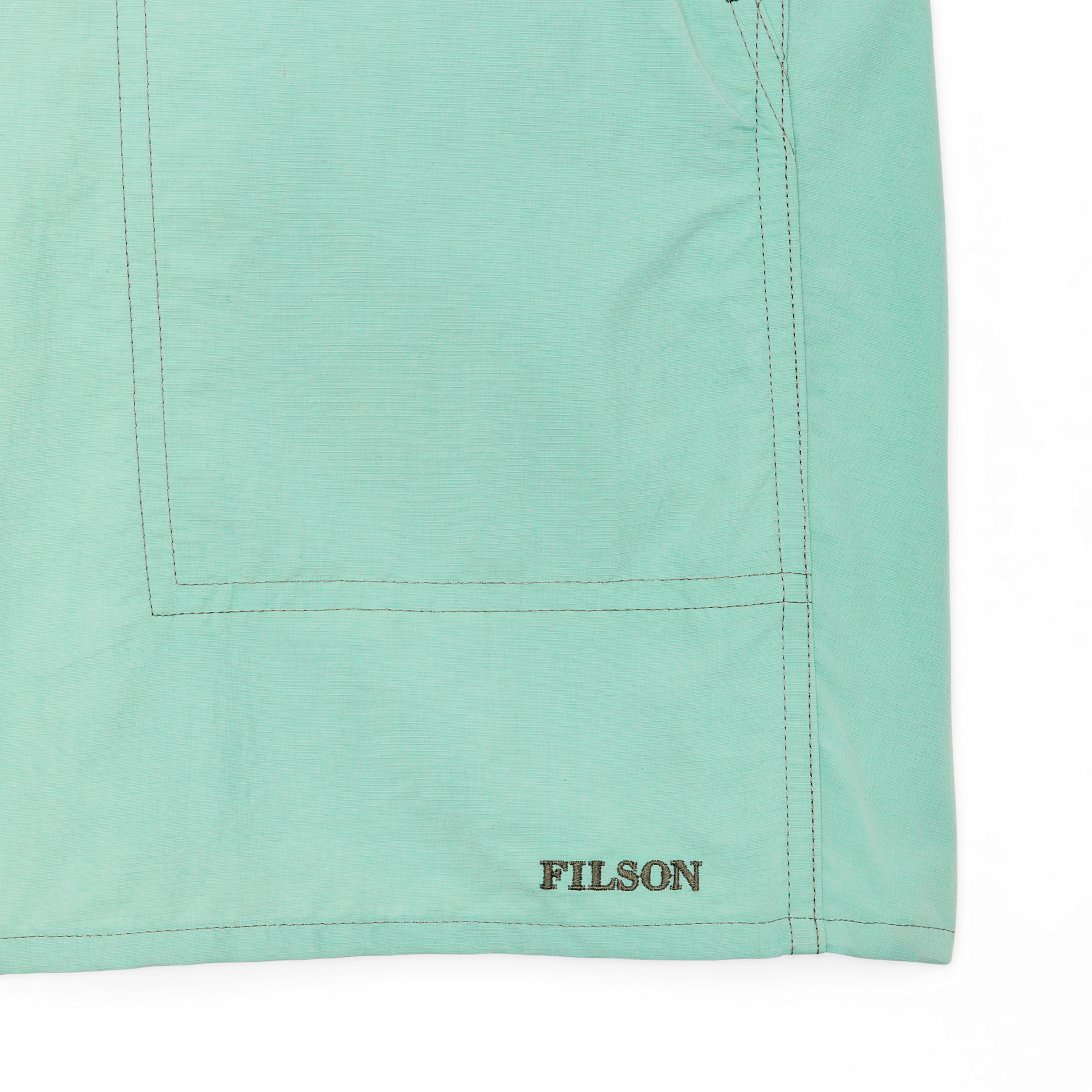 Alternate view of the Filson Oxbow Lake Trunks - Granite Green