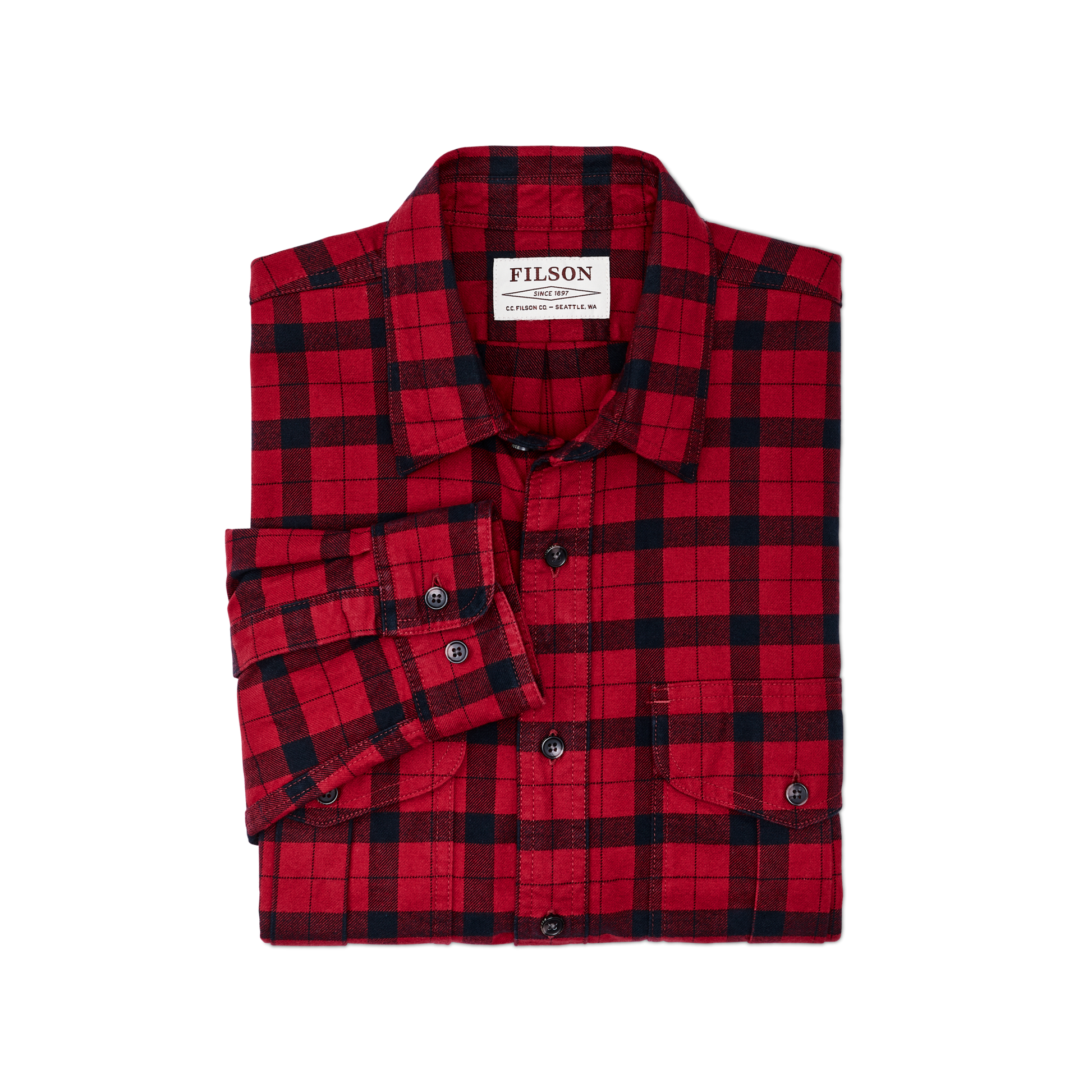 Alternate view of the Filson Alaskan Guide Shirt - Black