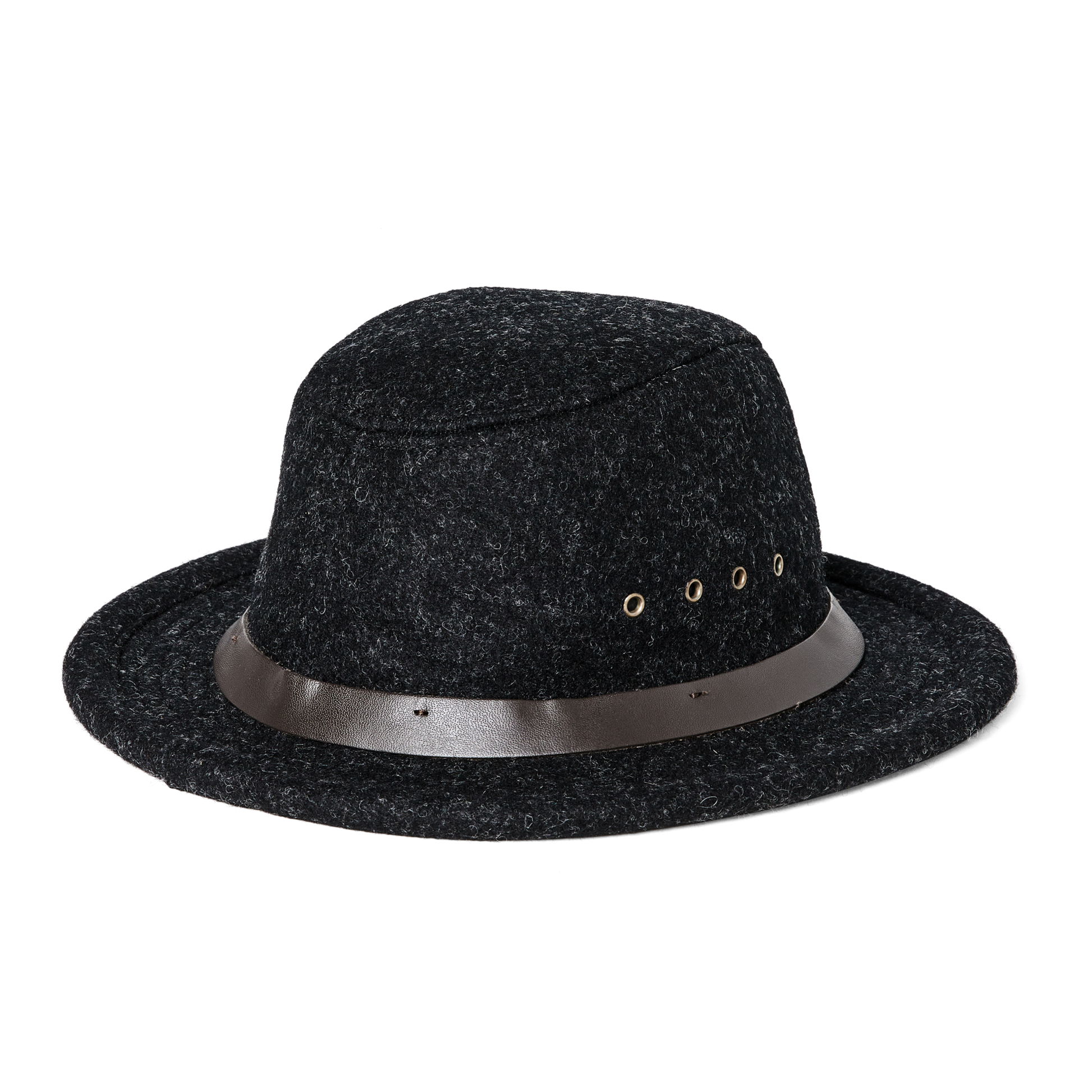 Alternate view of the Filson Wool Packer Hat - Charcoal