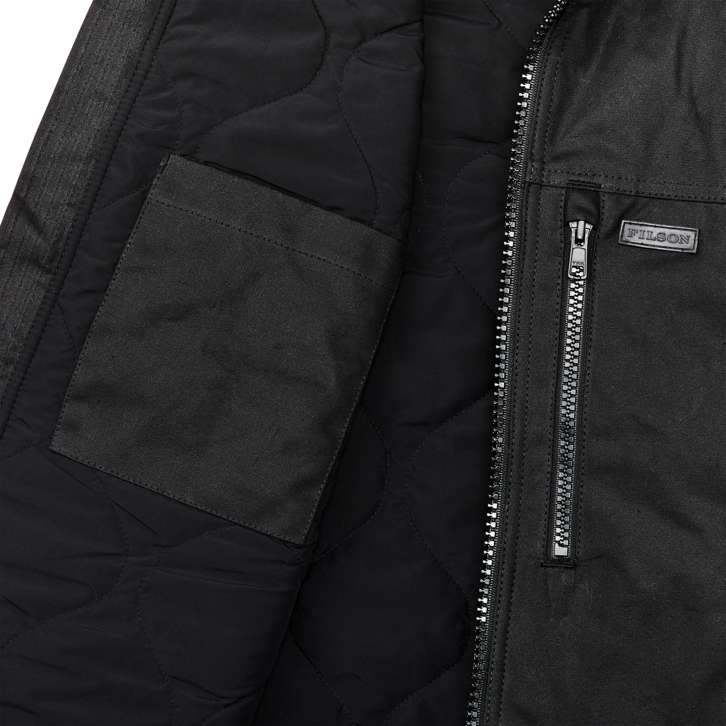 Alternate view of the Filson Tin Cloth Primaloft¬Æ Jacket - Black