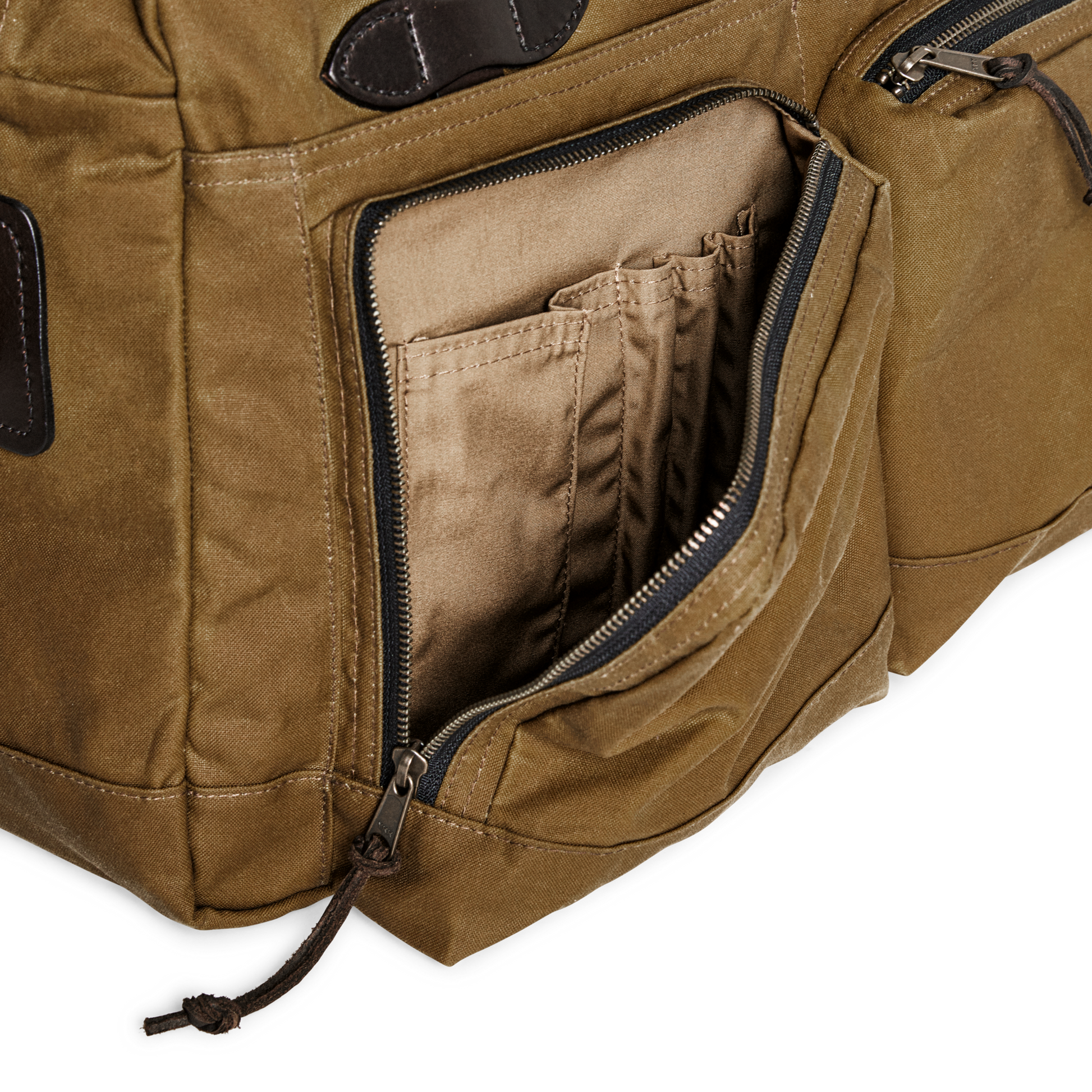 Alternate view of the Filson 48 Hour Tin Cloth Duffle Bag - Dark Tan