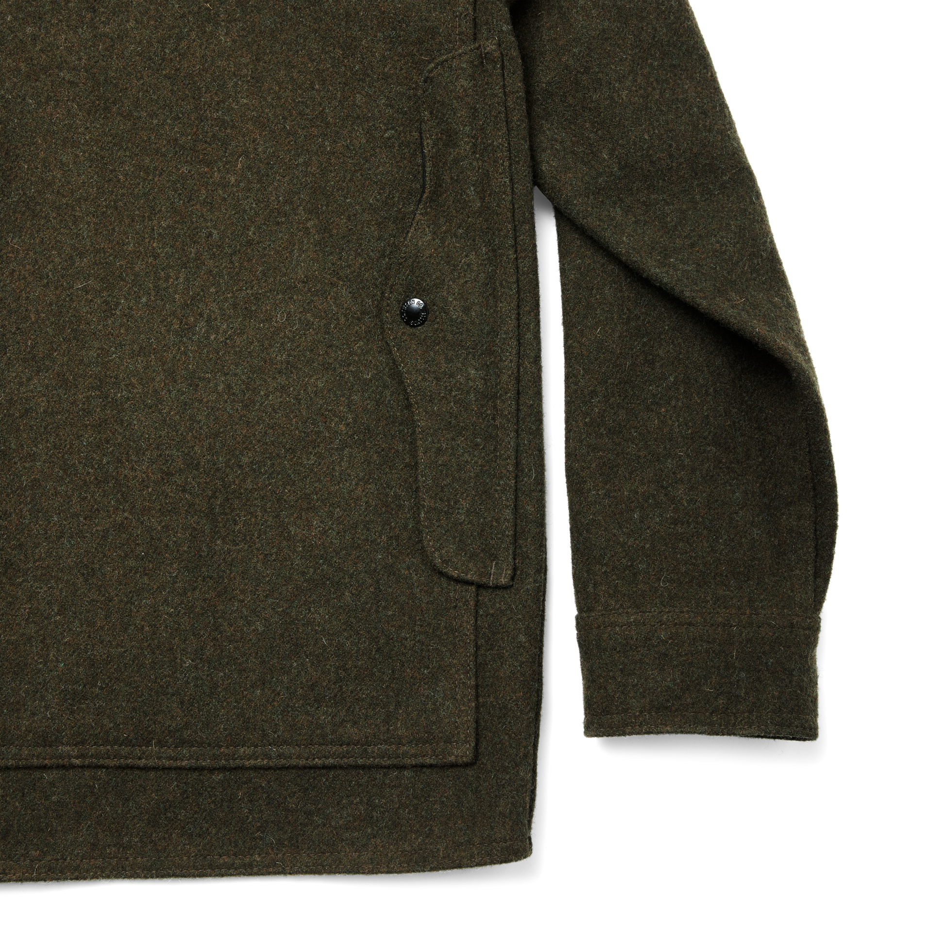 Alternate view of the Filson Mackinaw Wool Cruiser Jacket - Forest Green