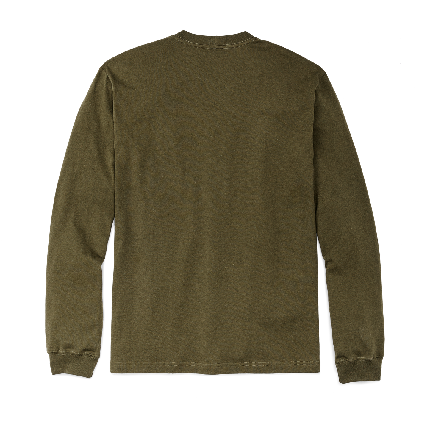 Alternate view of the Filson Long Sleeve Pioneer Pocket T-shirt - Dark Olive