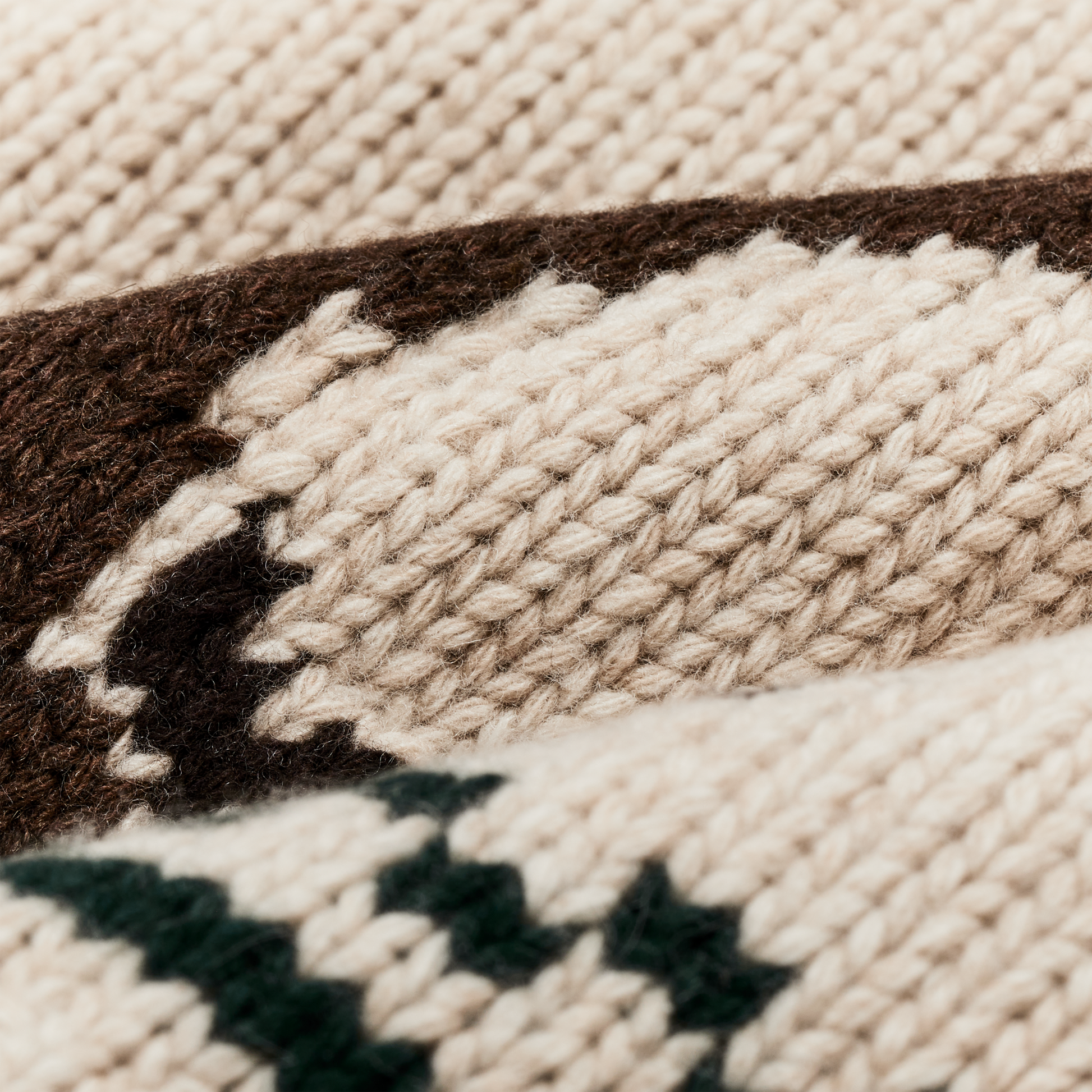 Alternate view of the Filson Women's Wool Cardigan - Cream / Horse