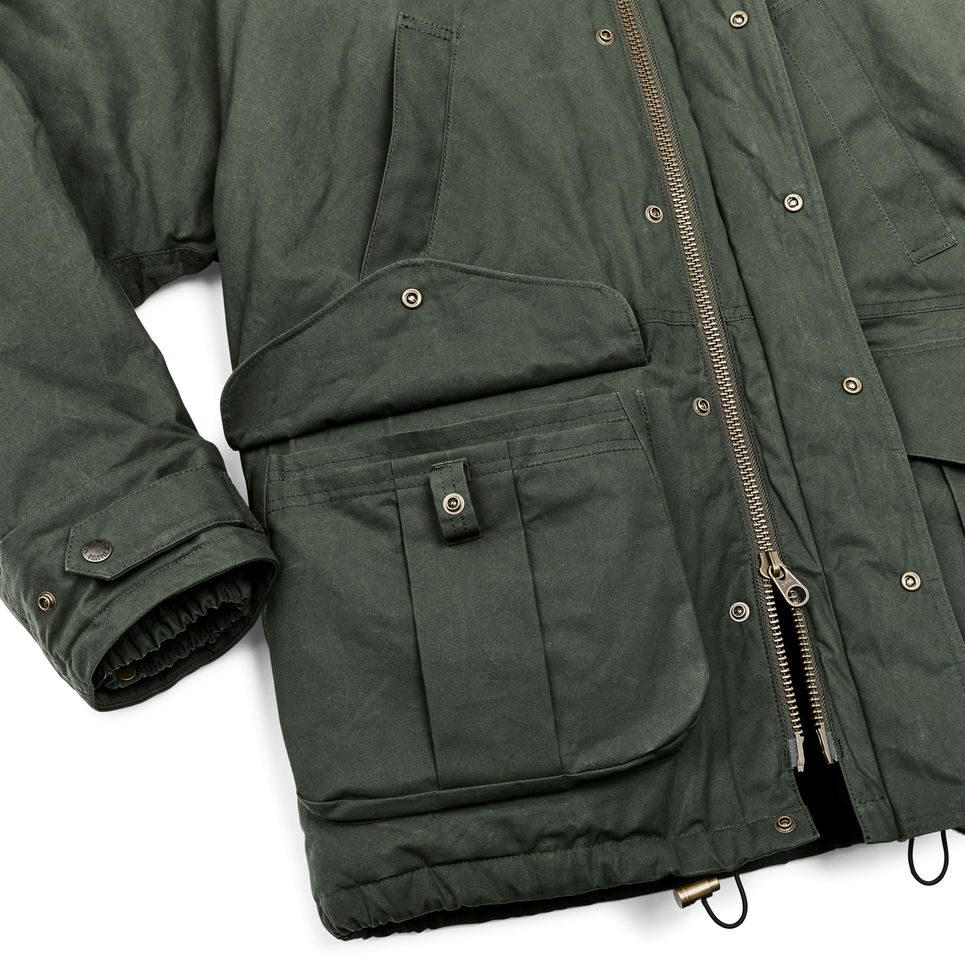 Alternate view of the Filson Ranger Insulated Field Jacket - Deep Forest