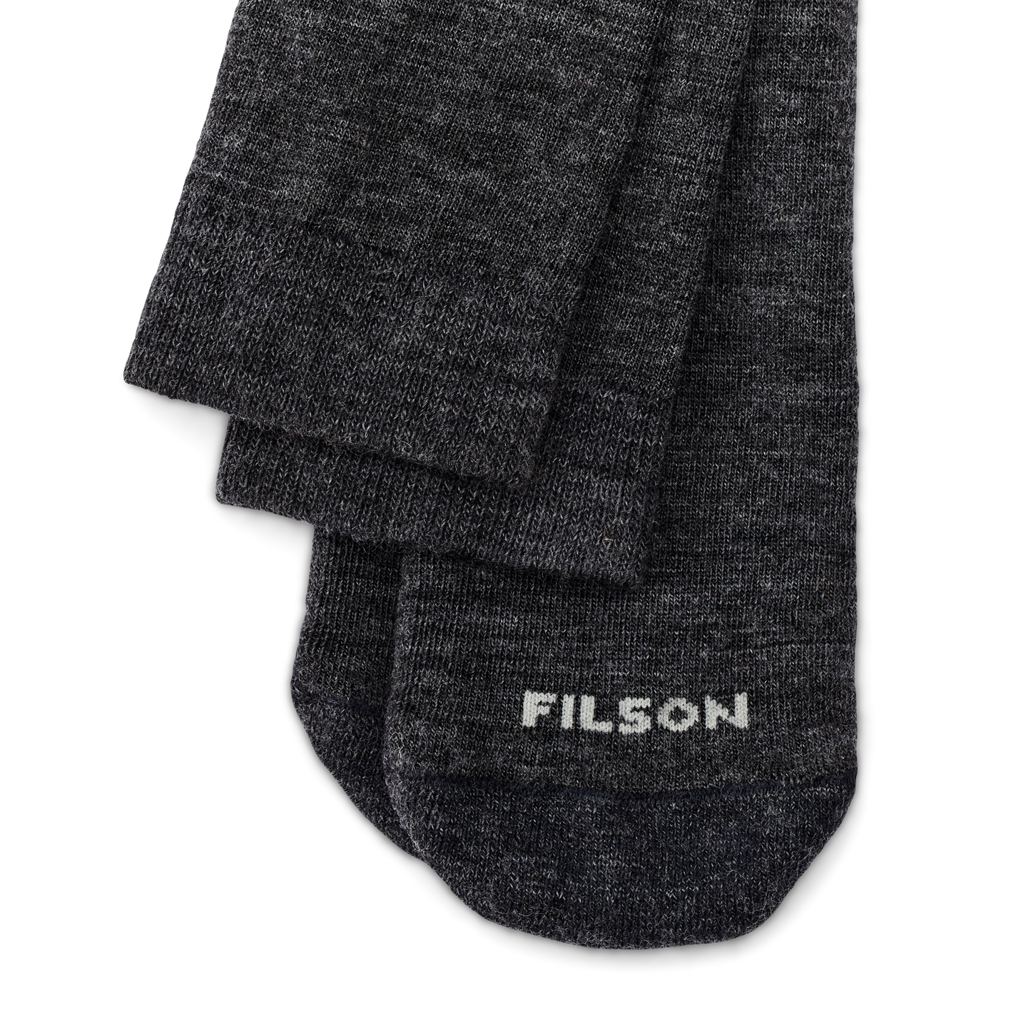 Alternate view of the Filson Everyday Crew Socks - Charcoal