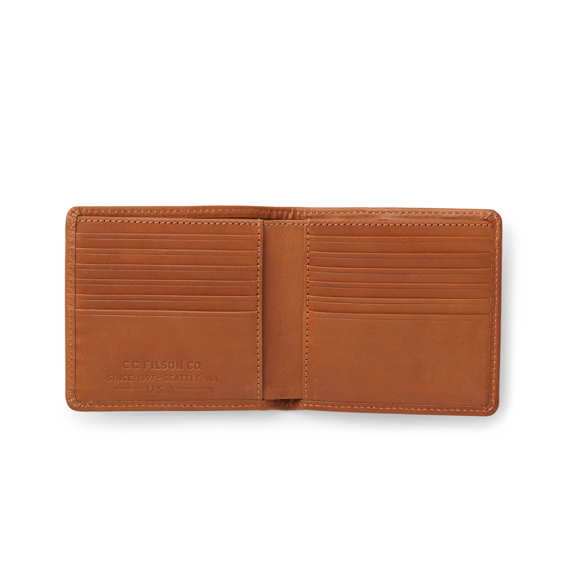 Alternate view of the Filson Rugged Twill Packer Wallet - Tan