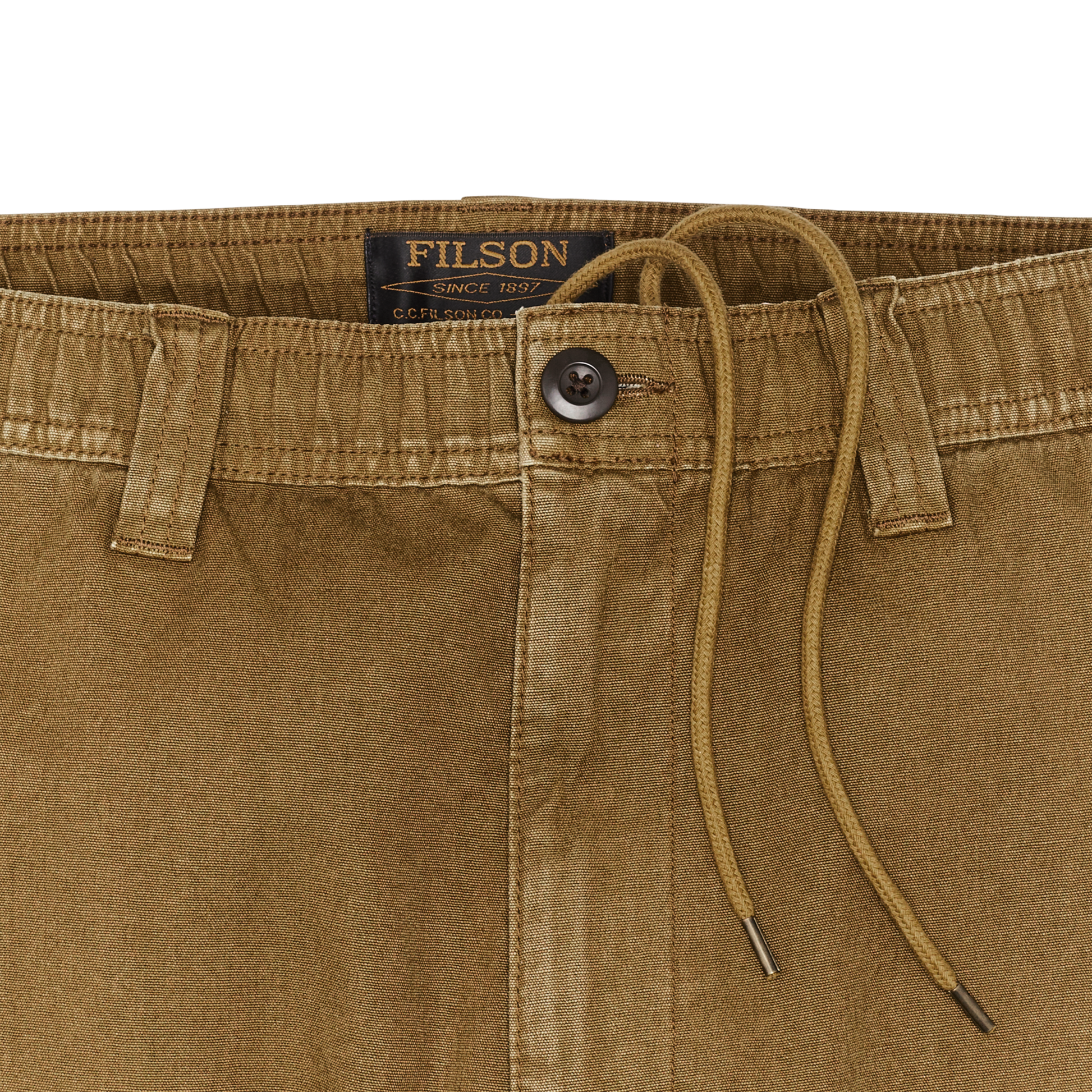 Alternate view of the Filson Oakville Canvas Pants - Bronze Brown