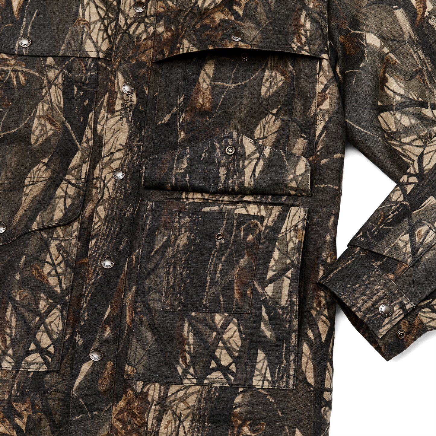 Alternate view of the Filson Tin Cloth Cruiser Jacket - Realtree Hardwoods Camo