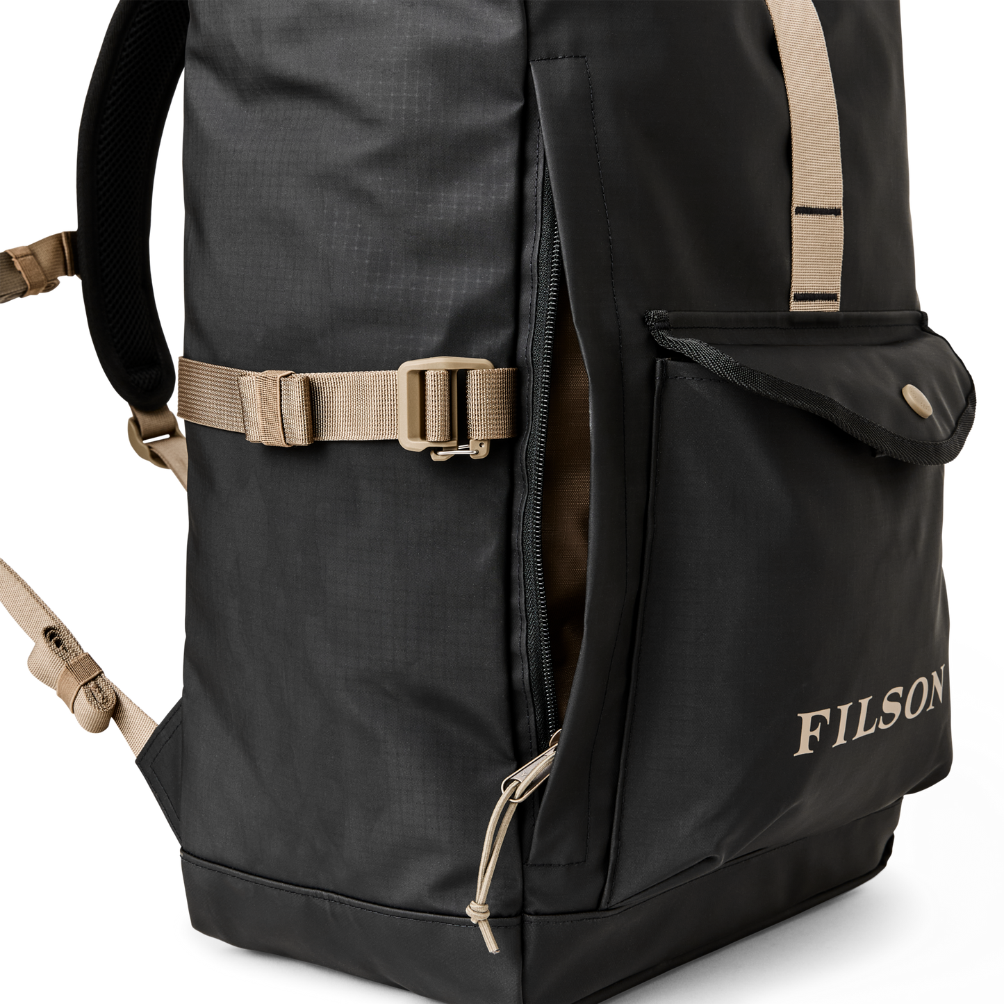 Alternate view of the Filson Scout Backpack - Black / Covert