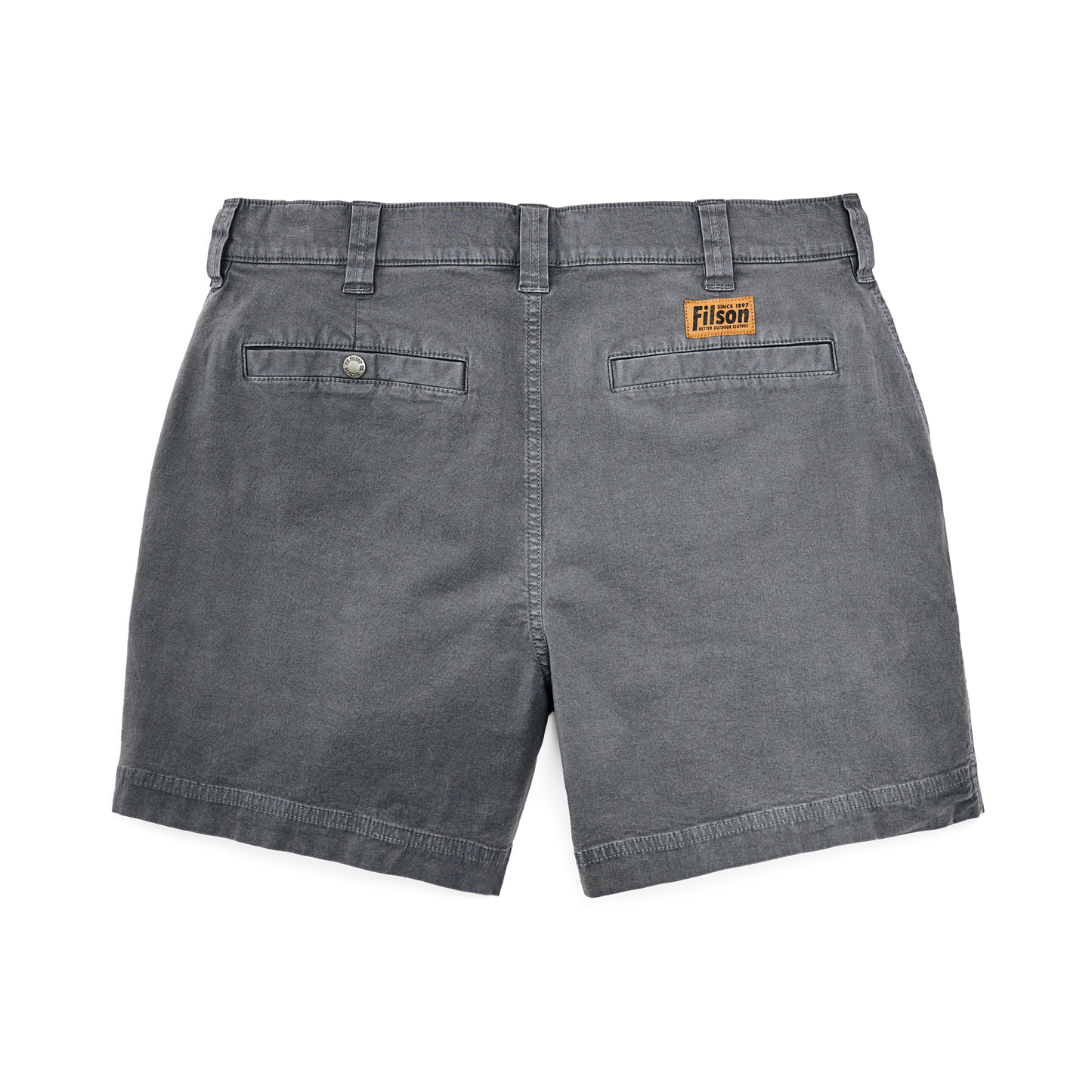 Alternate view of the Filson Granite Mountain 6" Shorts - Rockslide Gray